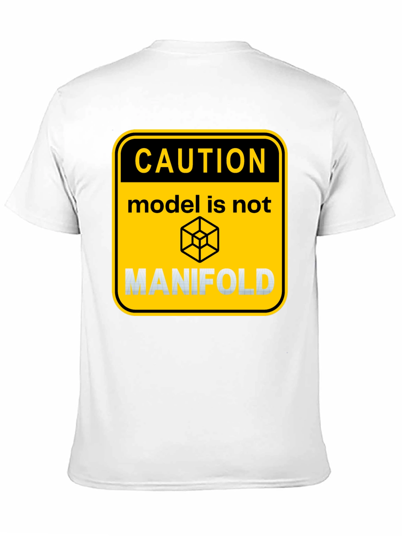 Caution Model Manifold Graphic T-Shirt