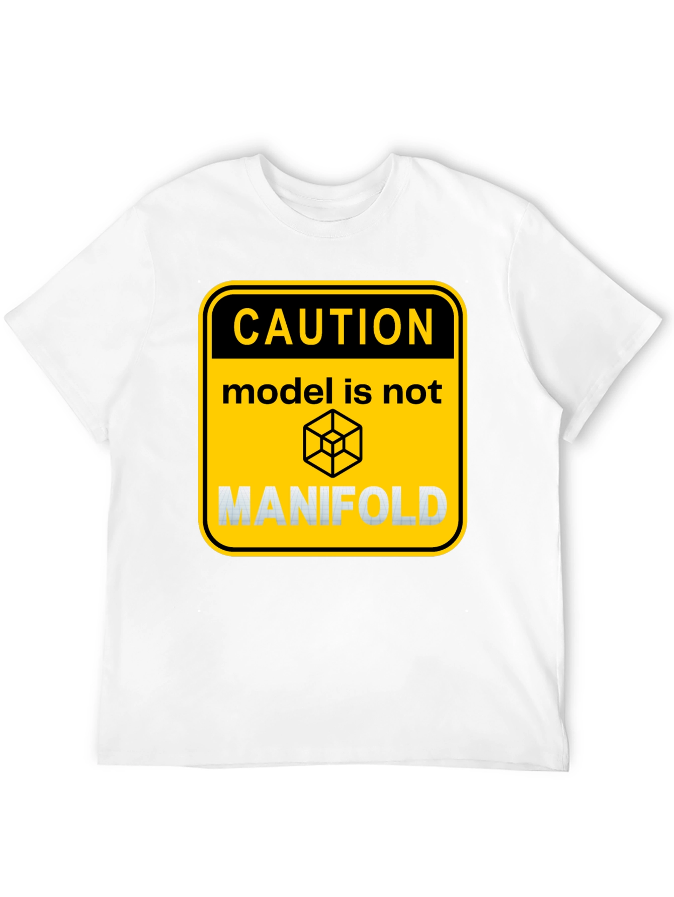 Caution Model Manifold Graphic T-Shirt