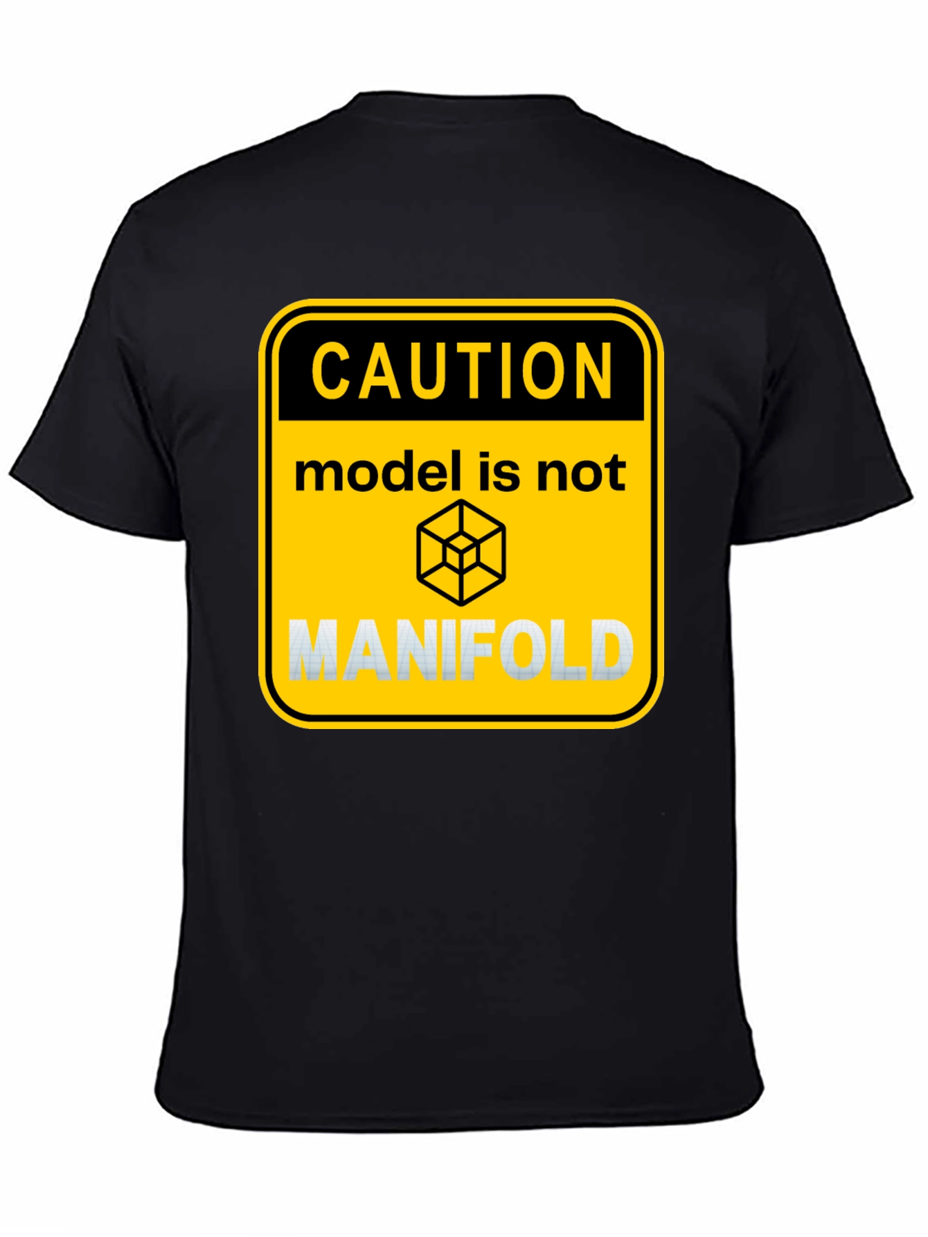 Caution Model Manifold Graphic T-Shirt