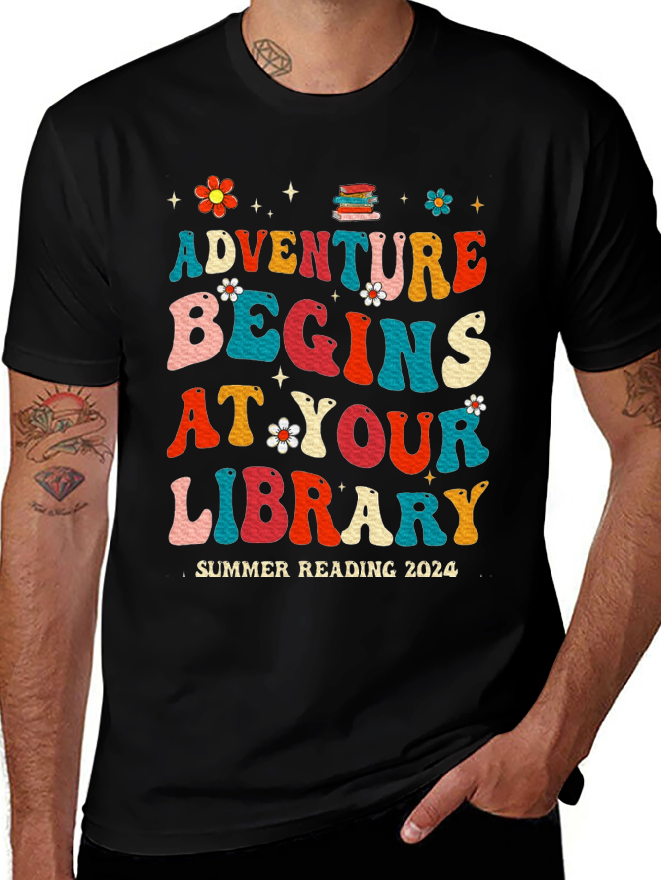 Adventure Begins at Your Library T-Shirt