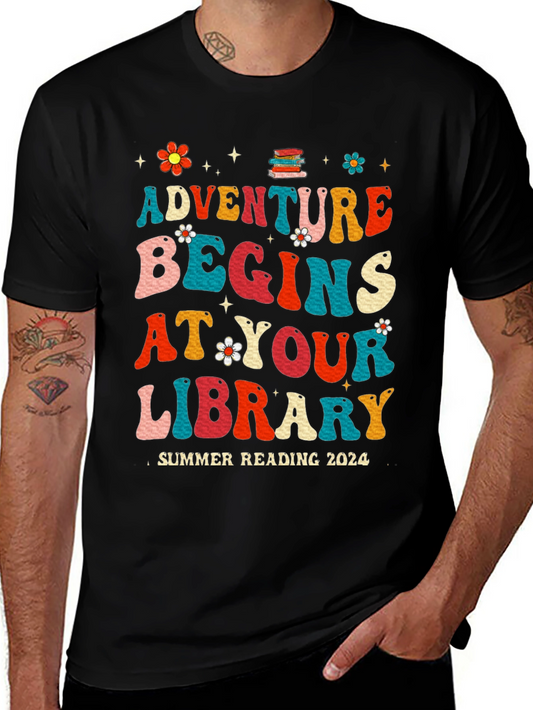 Adventure Begins at Your Library T-Shirt