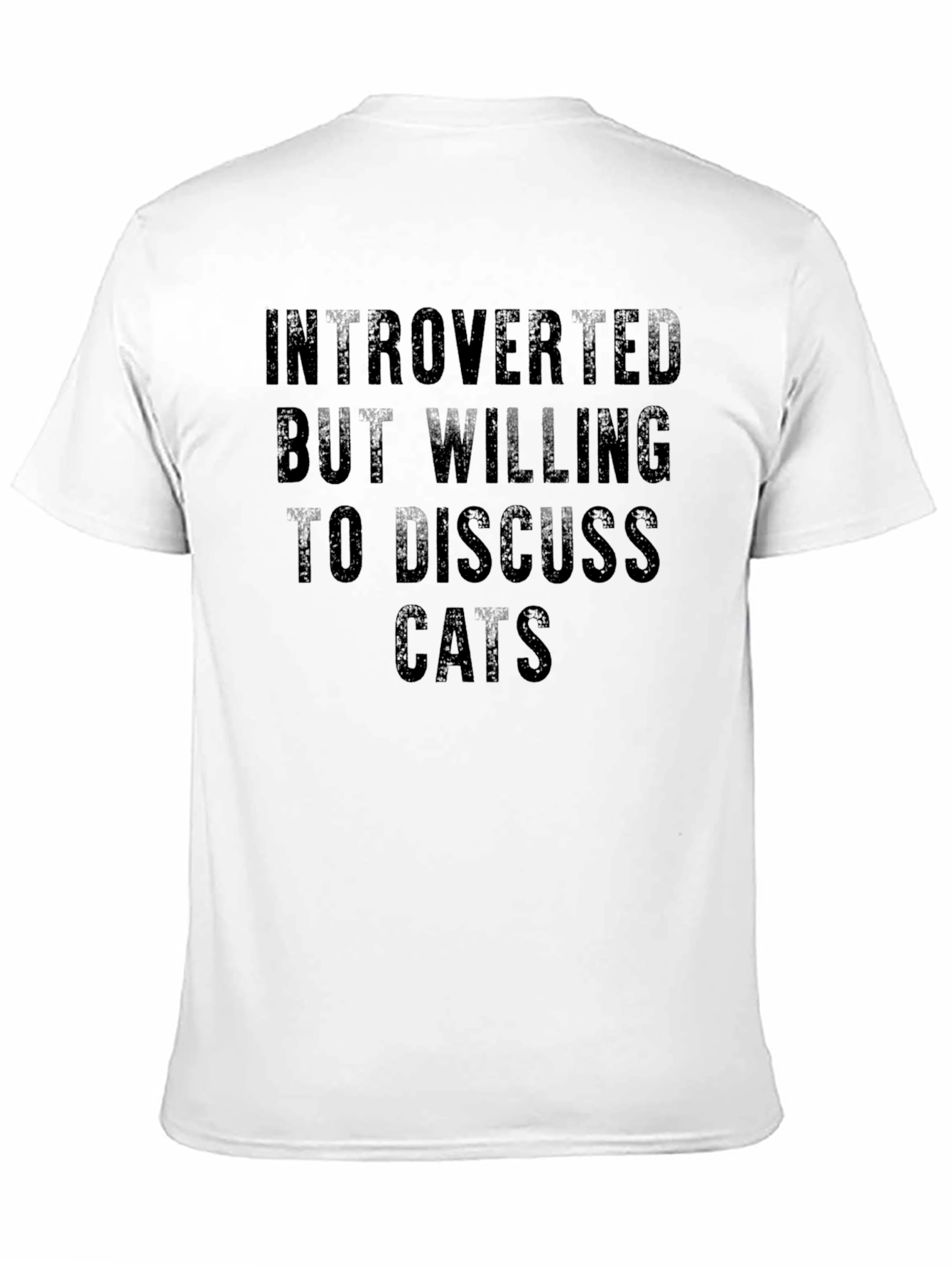 Introverted Cat Lover T-Shirt - Funny Cat Tee