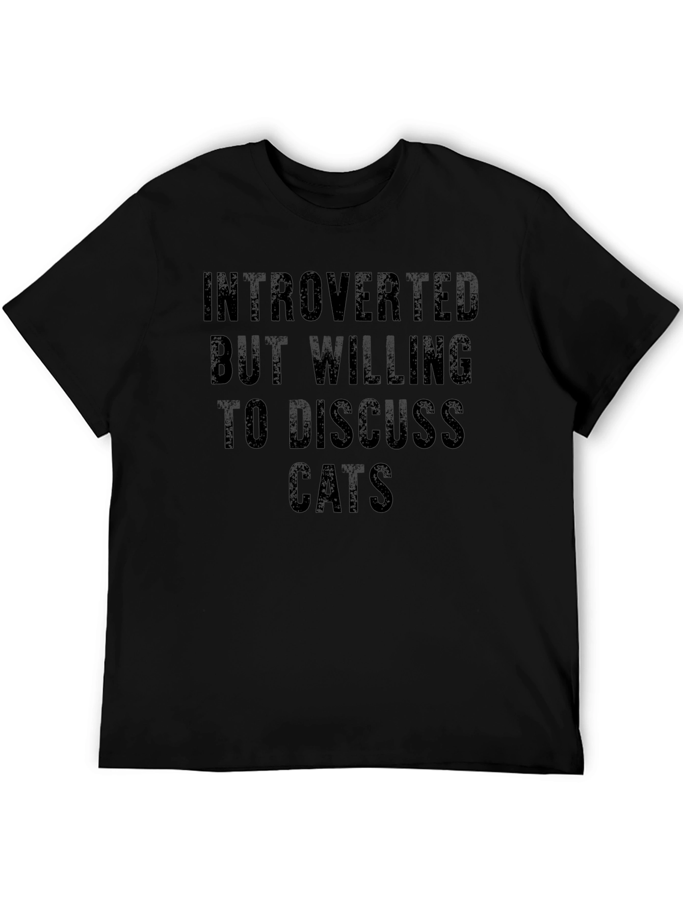 Introverted Cat Lover T-Shirt - Funny Cat Tee