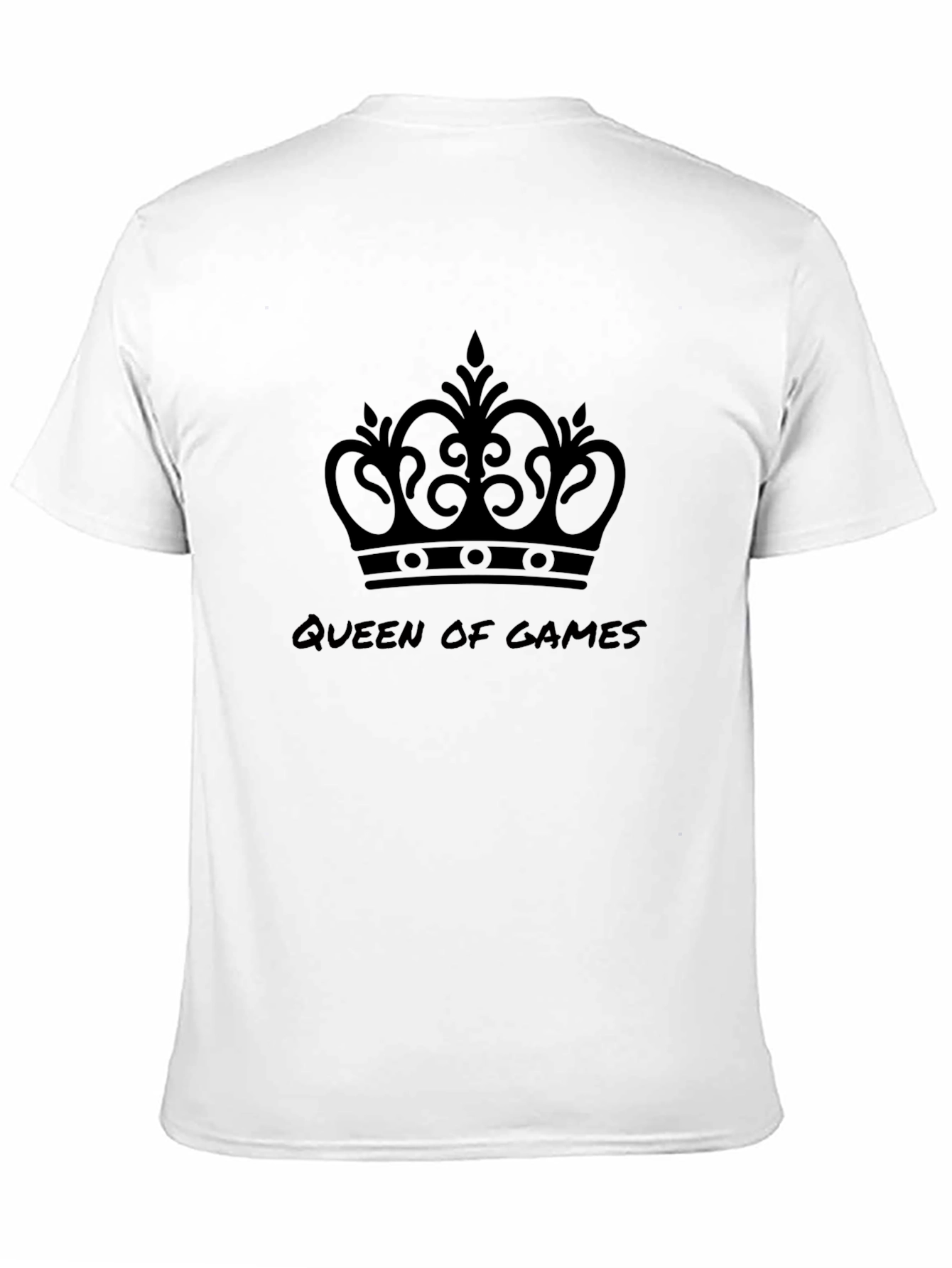 Queen of Games Black Graphic Tee