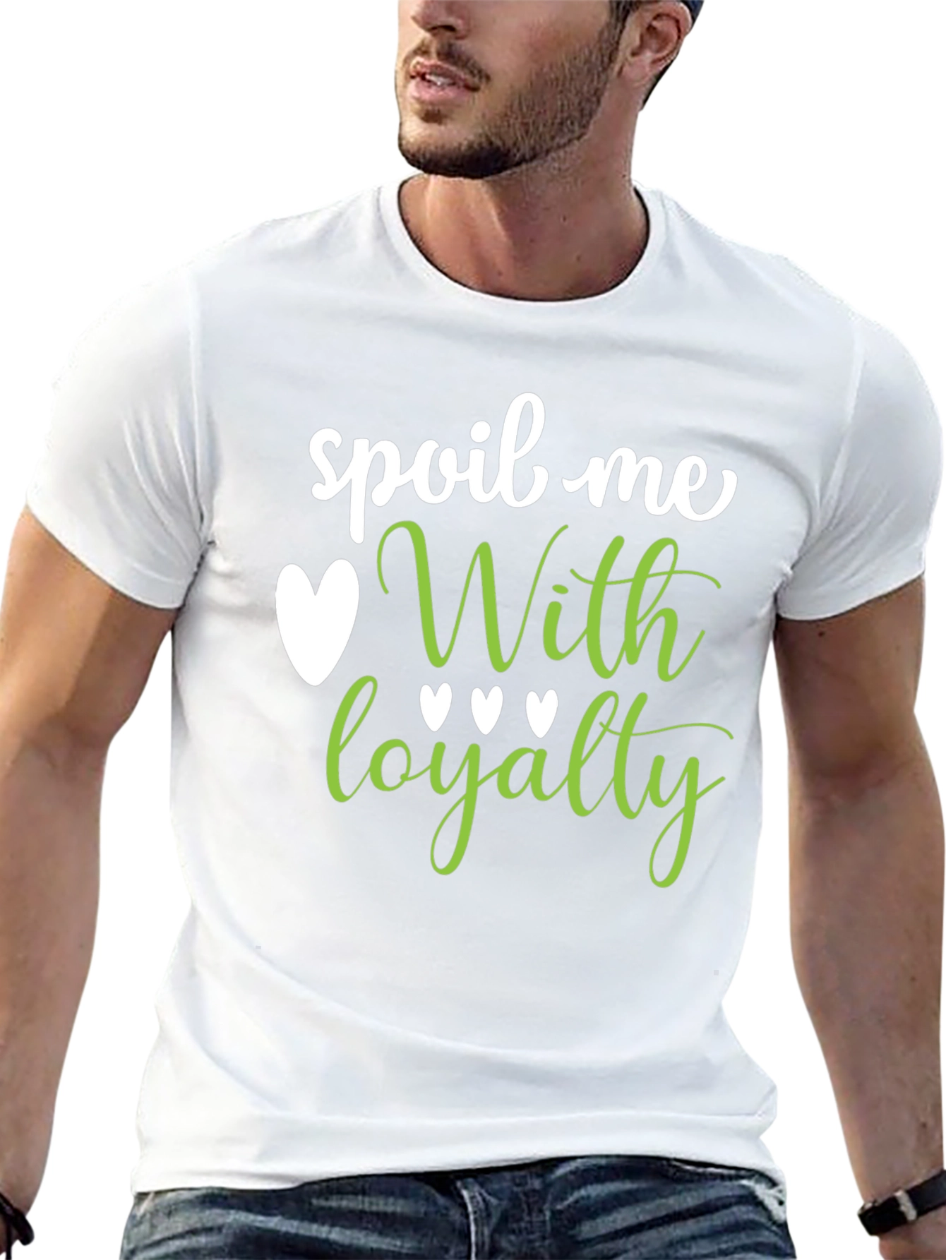 Spoil Me With Loyalty Graphic Tee - Black