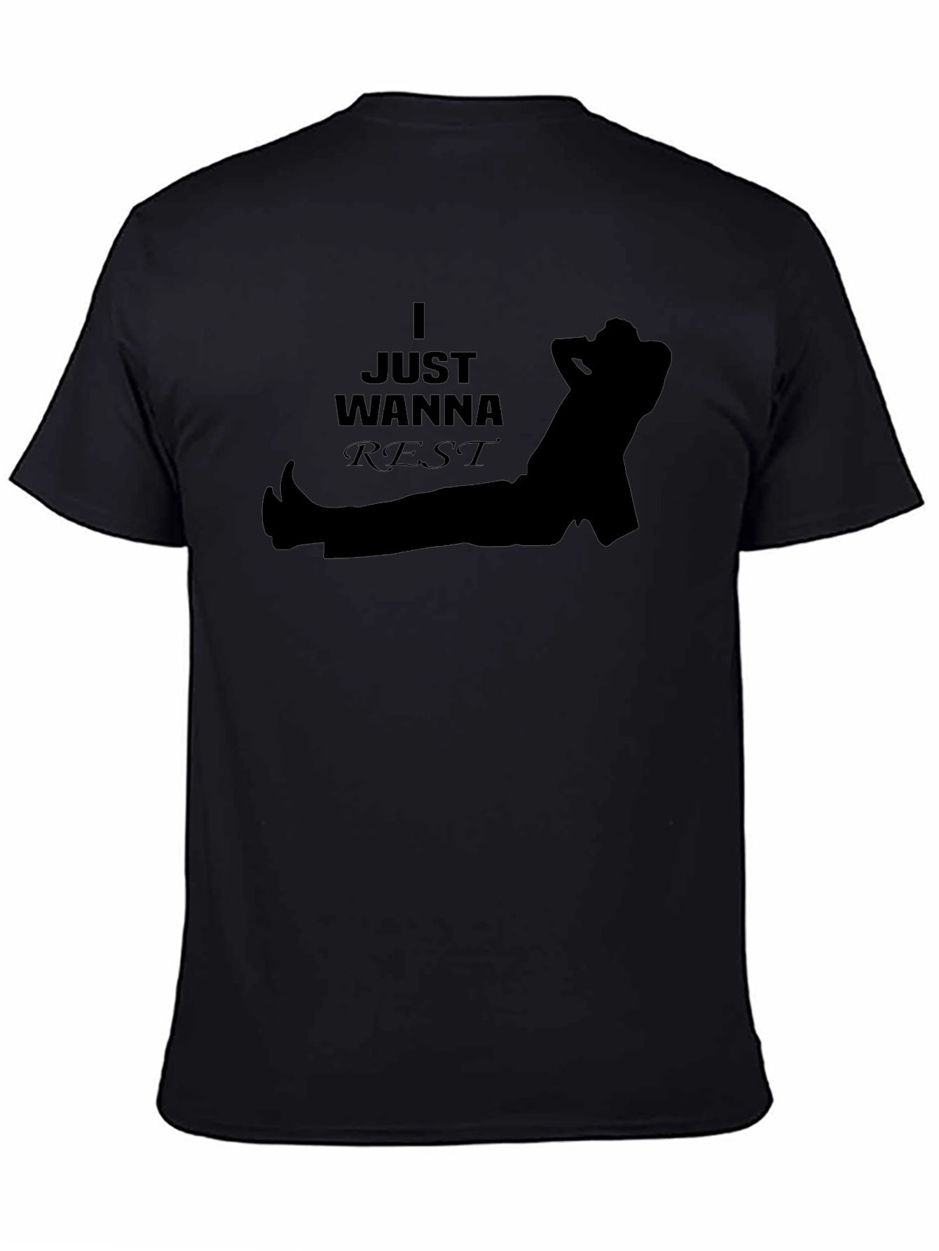 Just Wanna Rest T-Shirt - Relaxed Graphic Tee