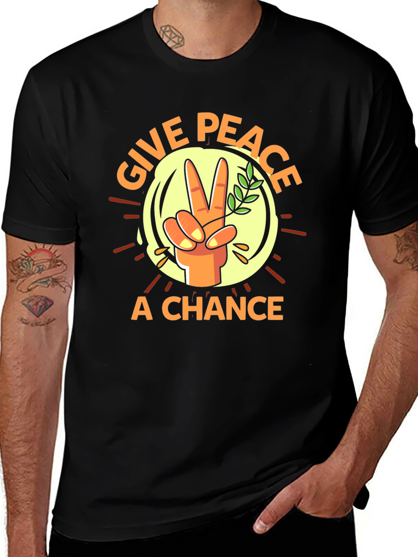 Give Peace a Chance Graphic T-Shirt