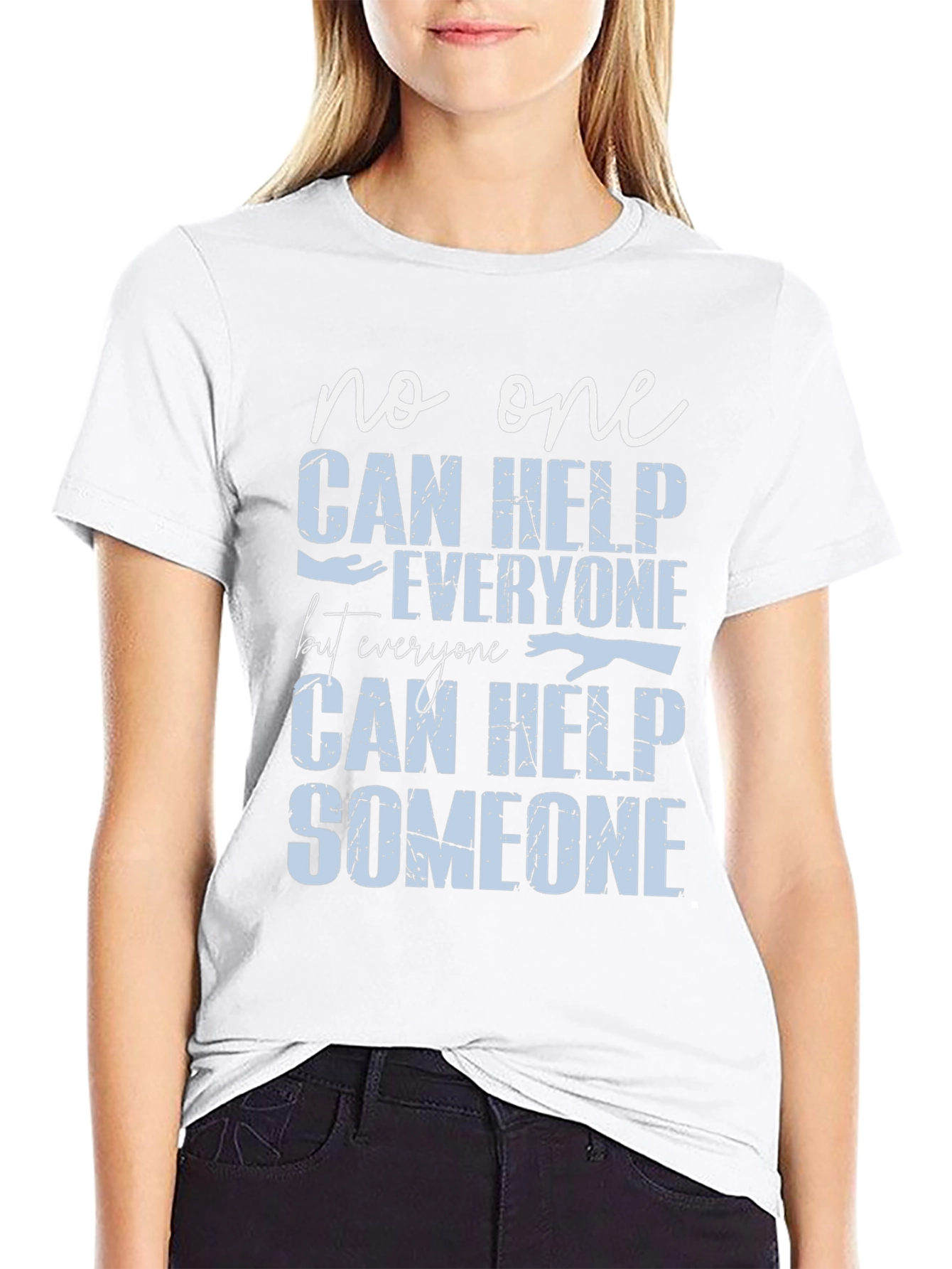 Help Someone Graphic Tee - Motivational T-Shirt