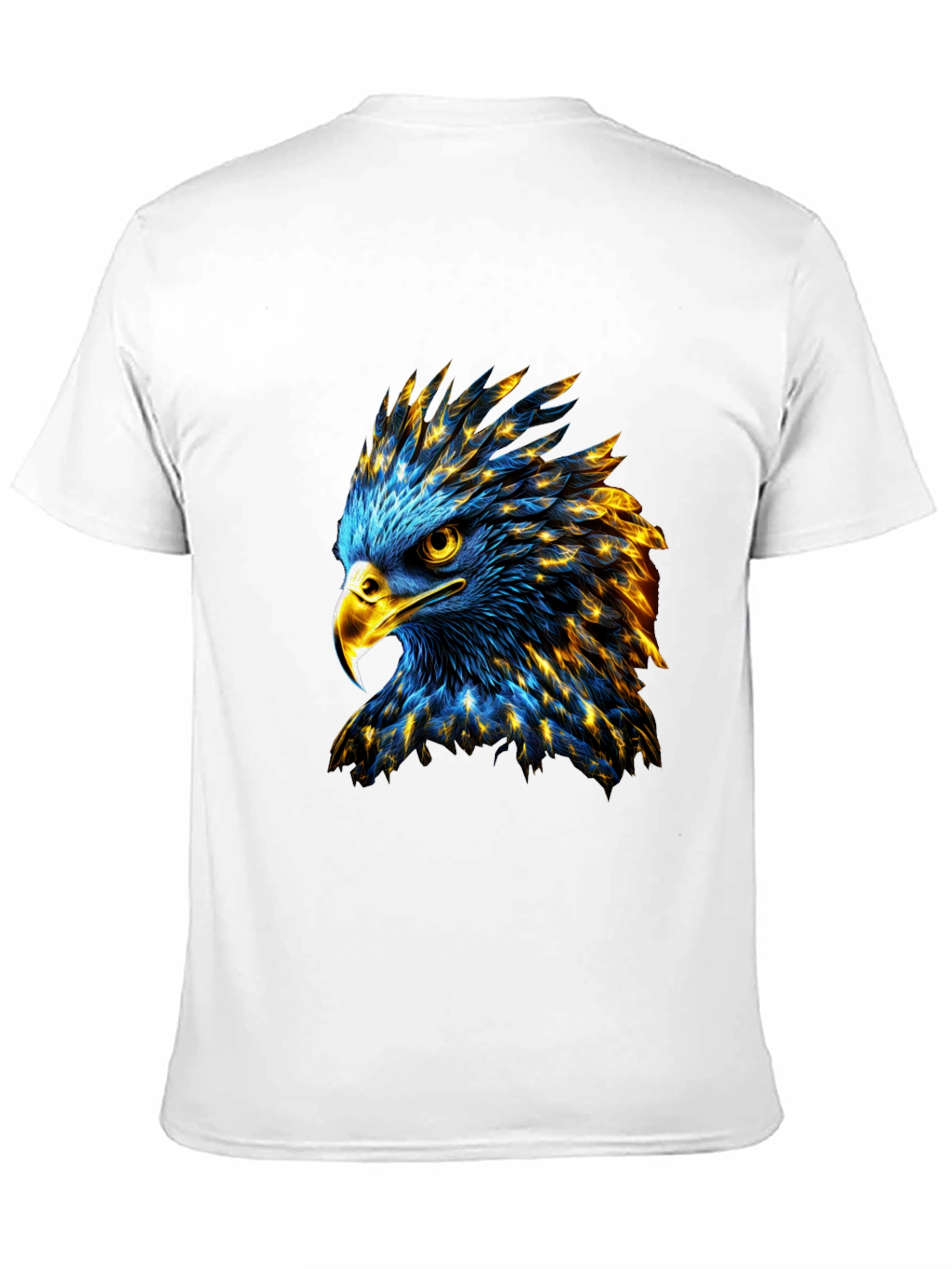 Bold Eagle Graphic Print Black T-Shirt