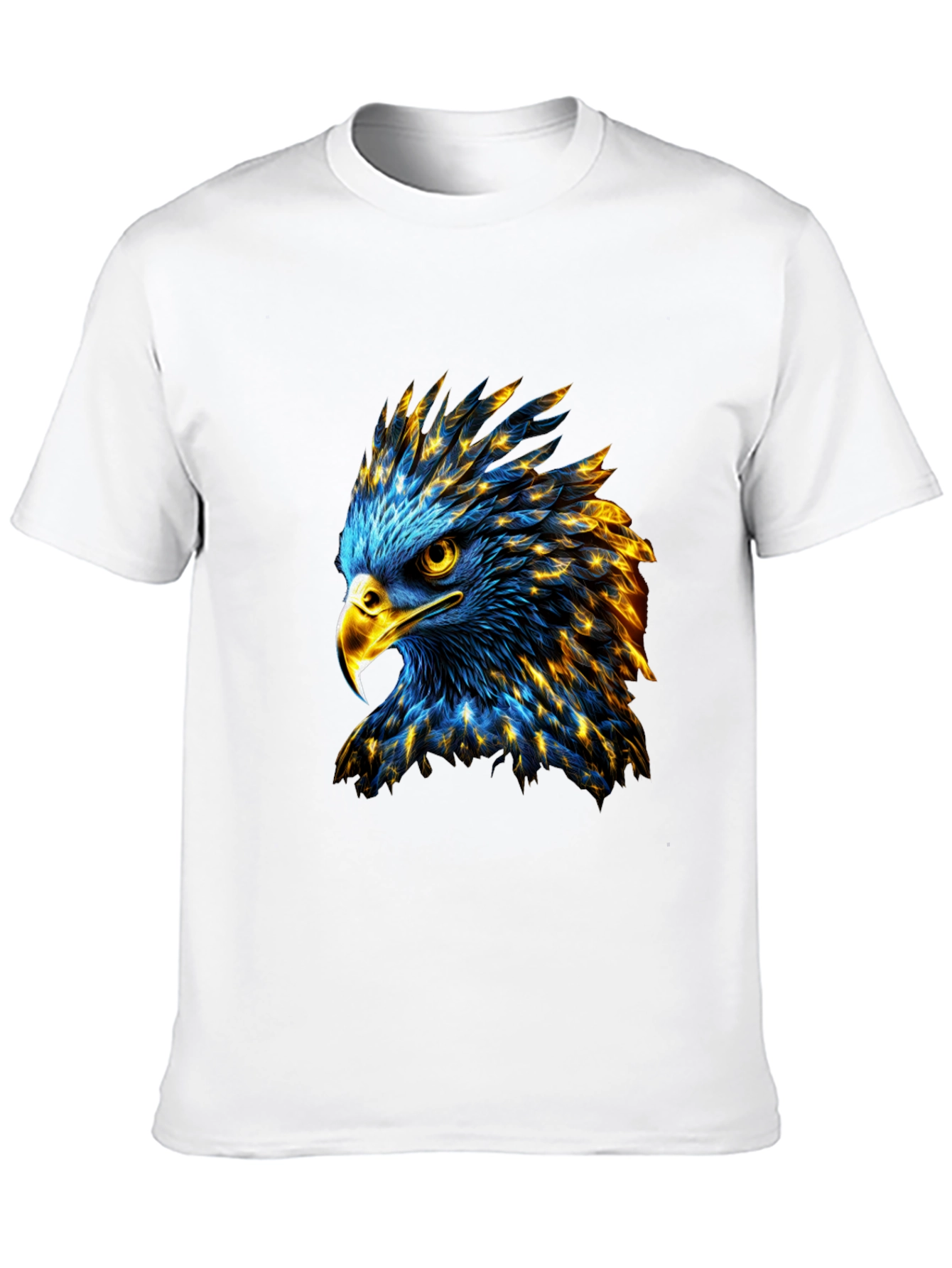 Bold Eagle Graphic Print Black T-Shirt