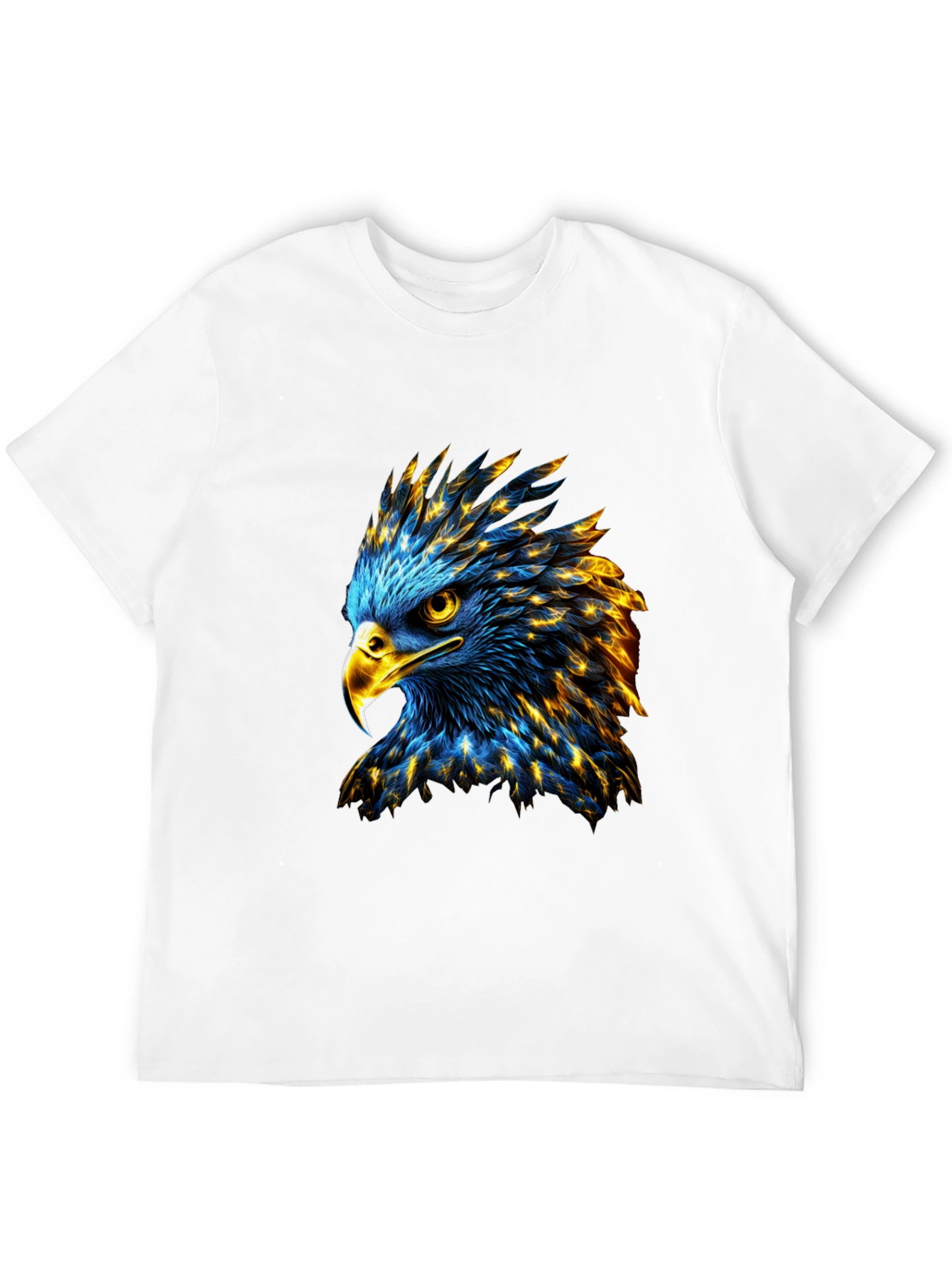 Bold Eagle Graphic Print Black T-Shirt