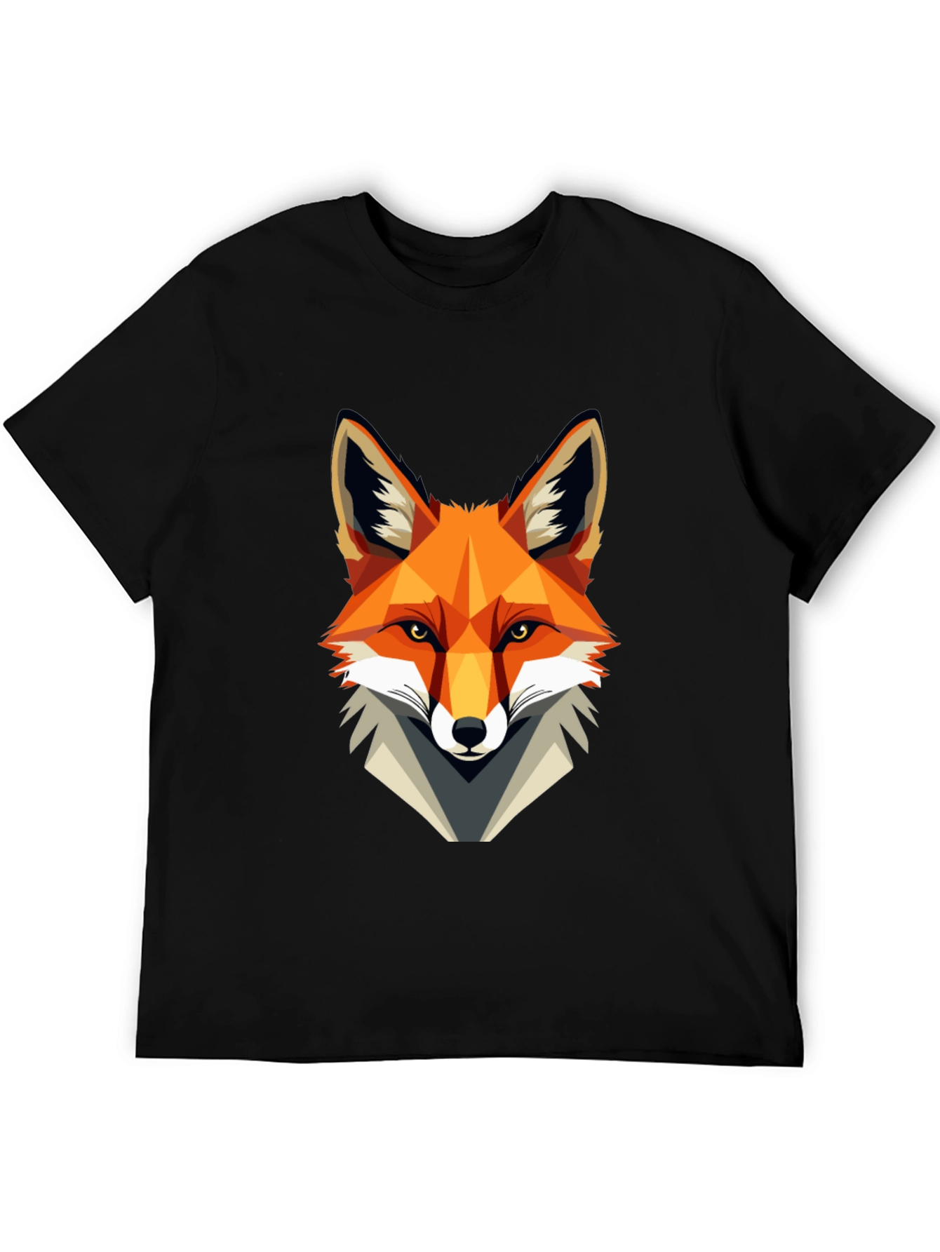 Fox Graphic Tee - Stylish Animal Print T-Shirt