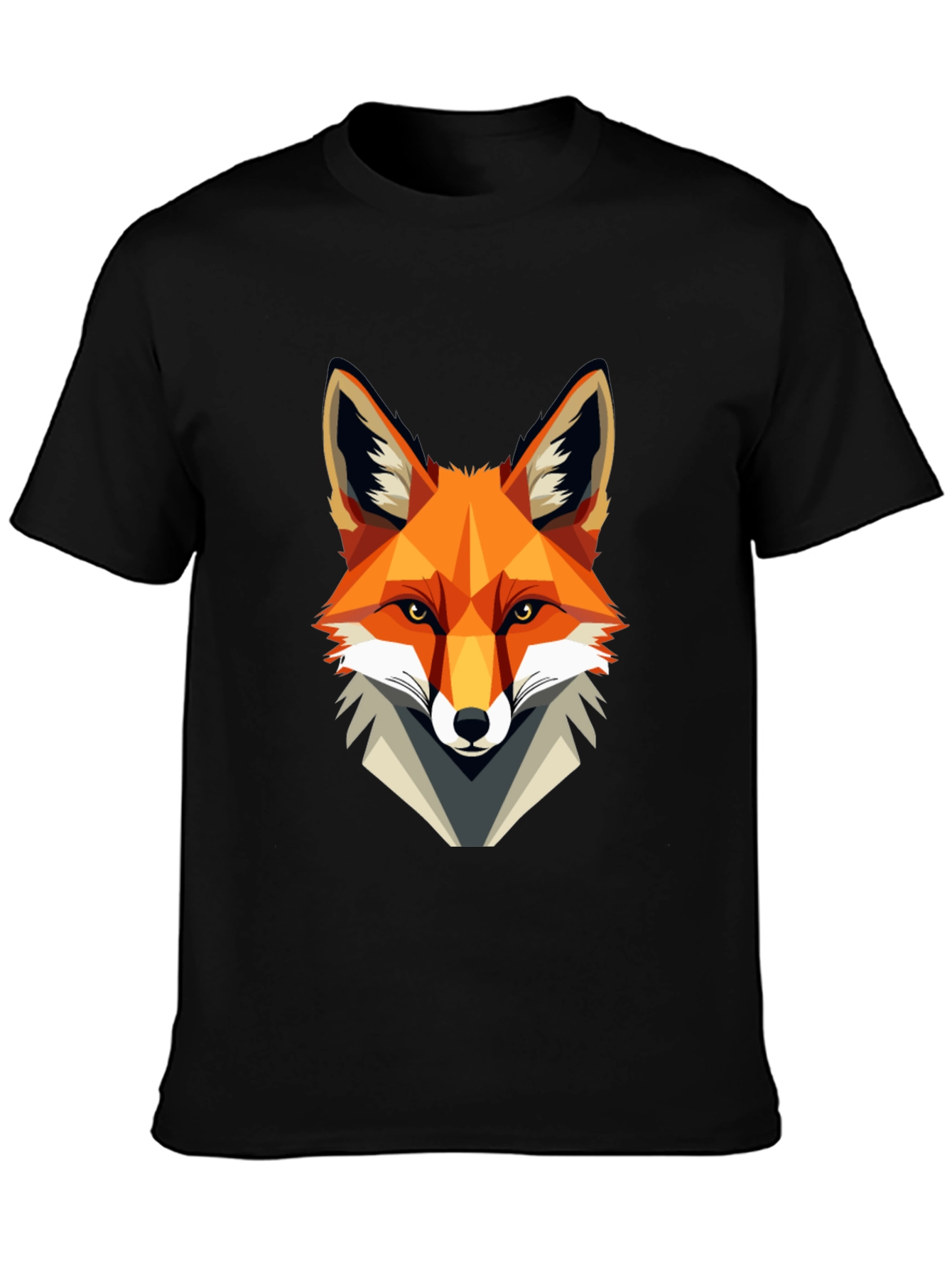 Fox Graphic Tee - Stylish Animal Print T-Shirt