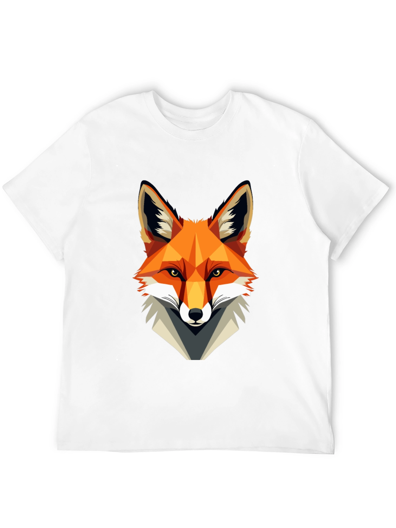 Fox Graphic Tee - Stylish Animal Print T-Shirt