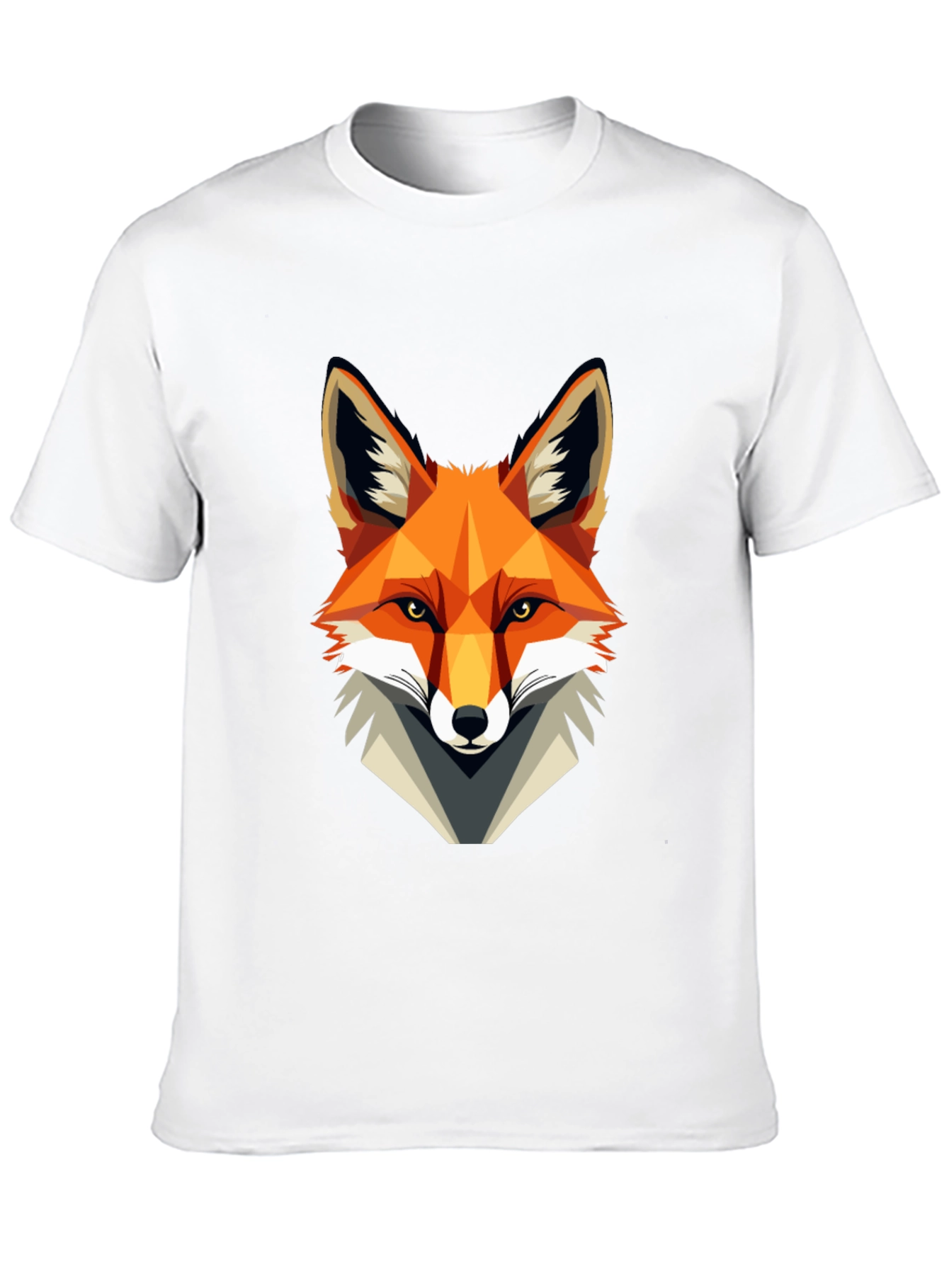 Fox Graphic Tee - Stylish Animal Print T-Shirt