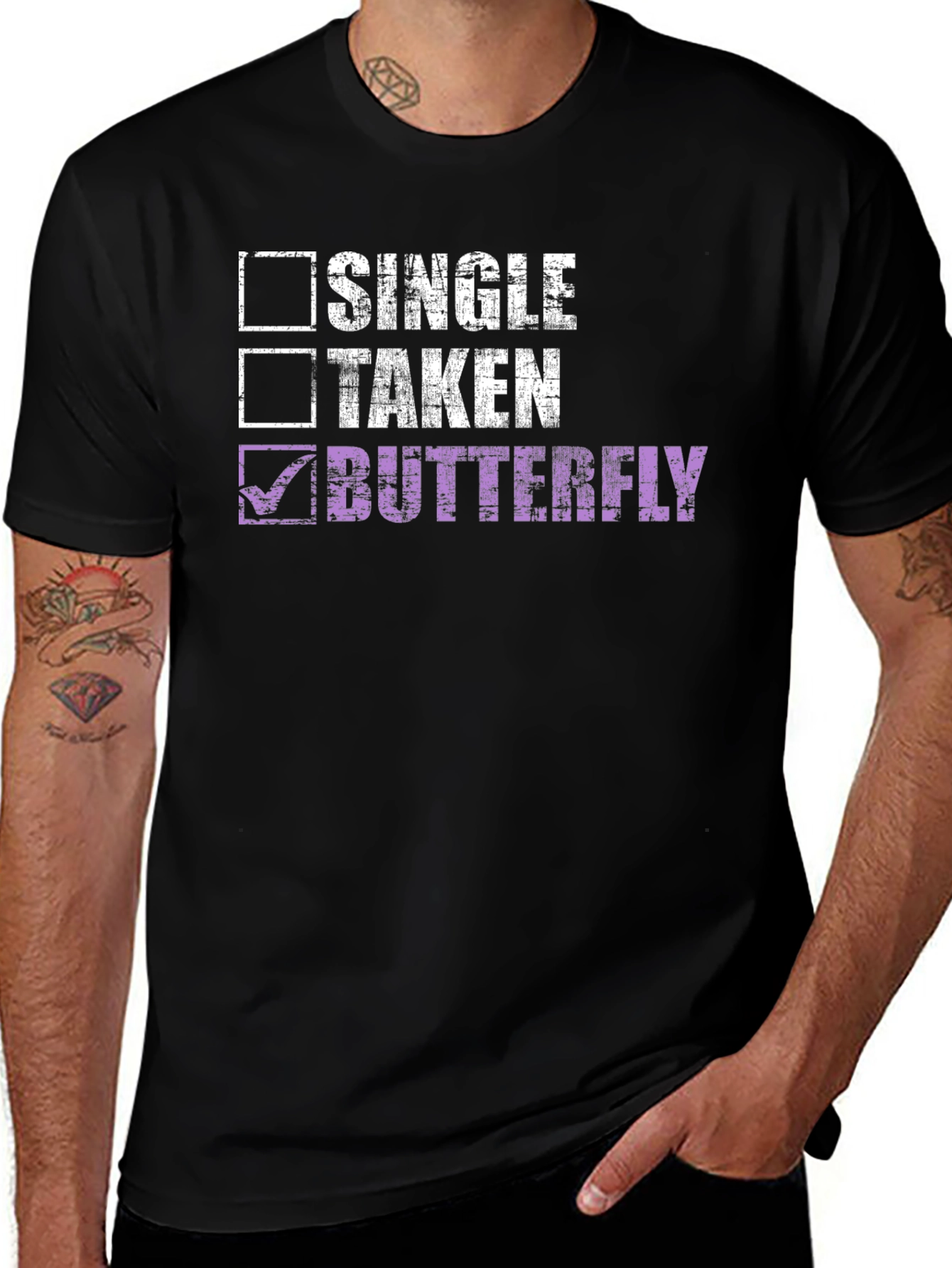 Butterfly Relationship Status T-Shirt