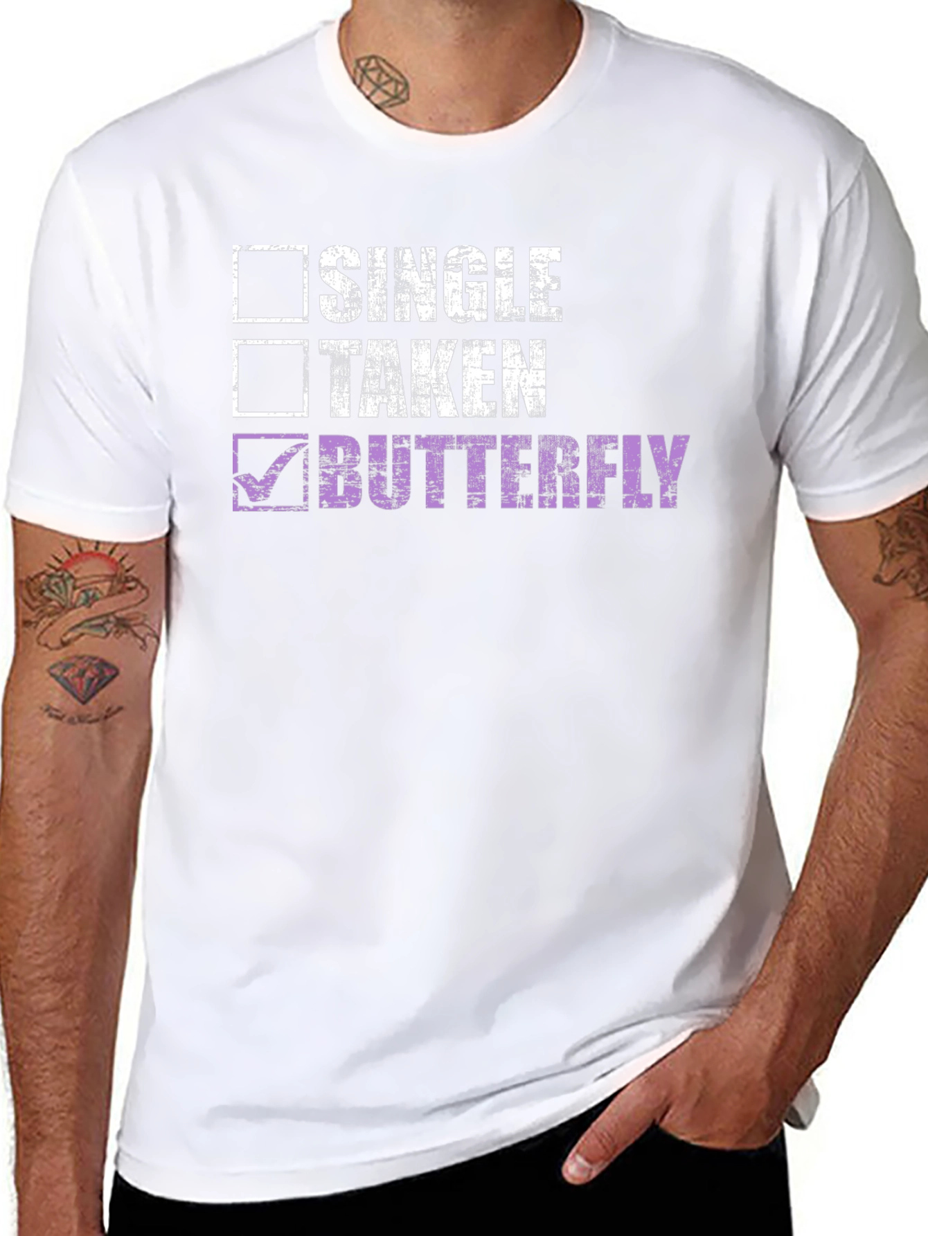 Butterfly Relationship Status T-Shirt