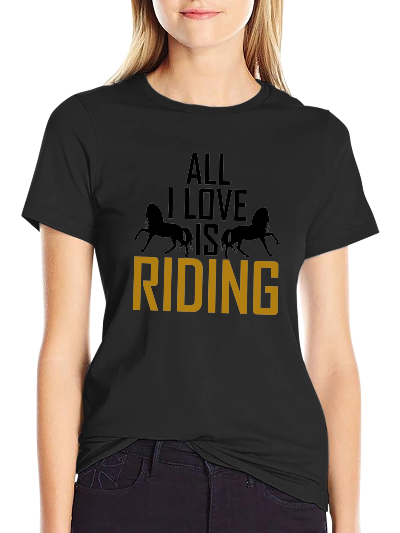 All I Love is Riding Graphic Tee