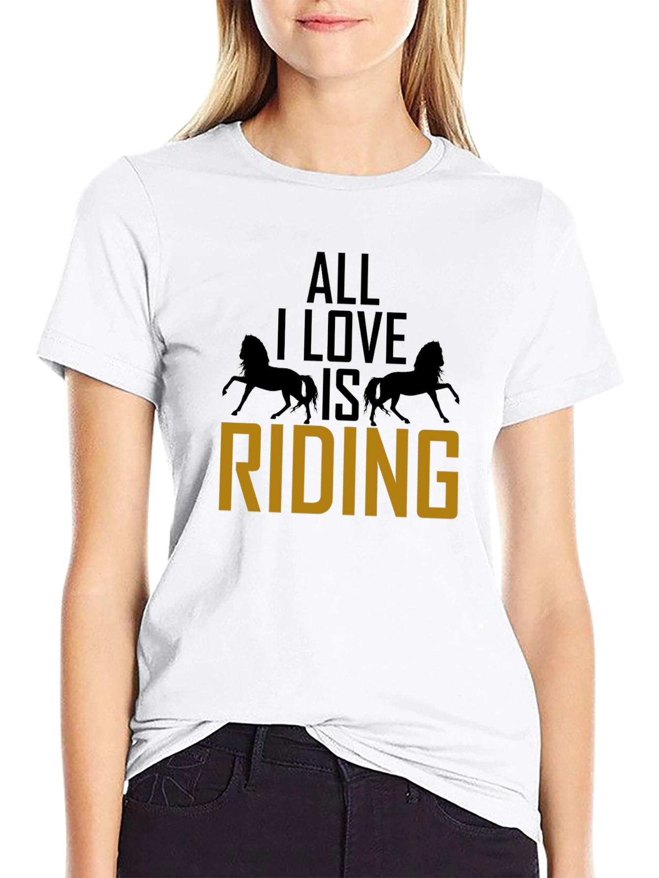 All I Love is Riding Graphic Tee