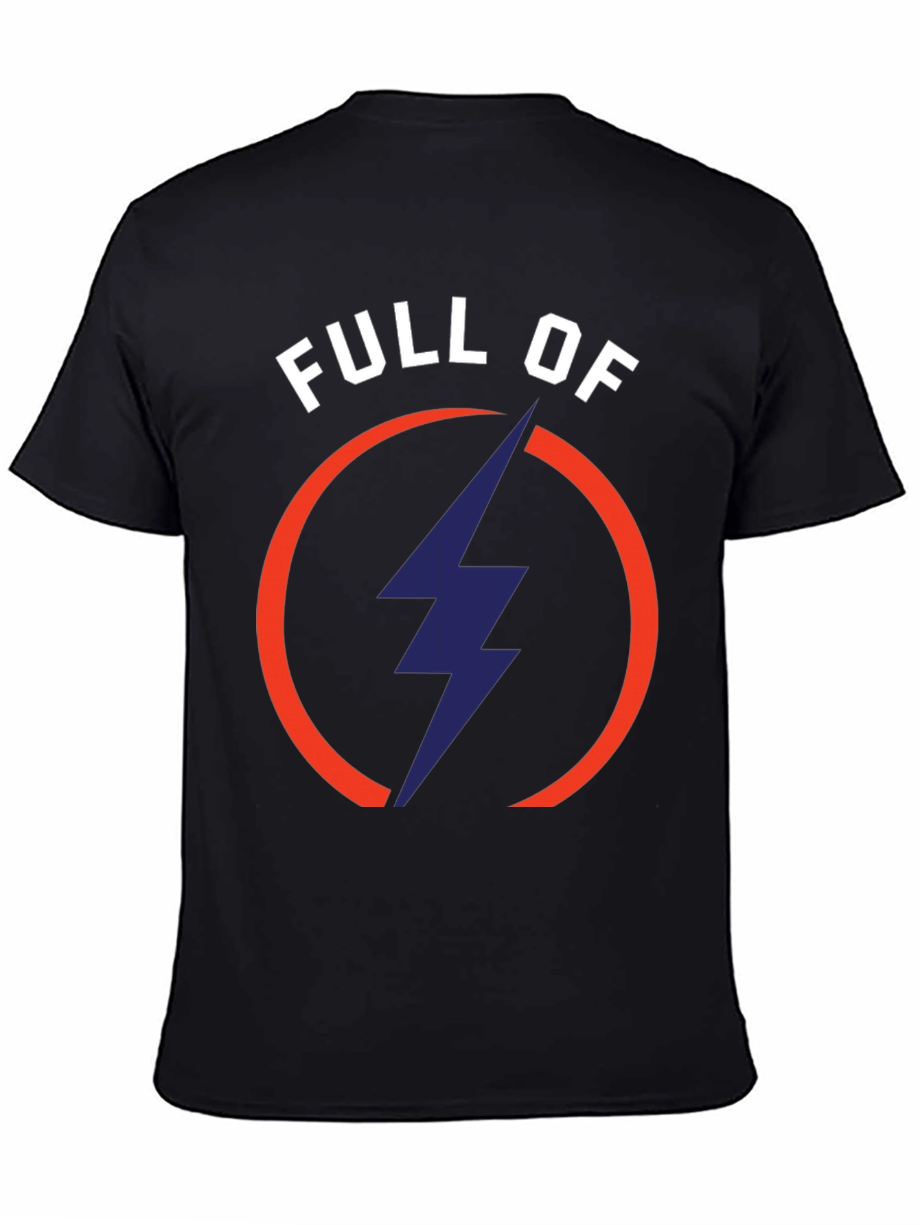 Full of Energy Graphic Tee - Bolt Circle Design