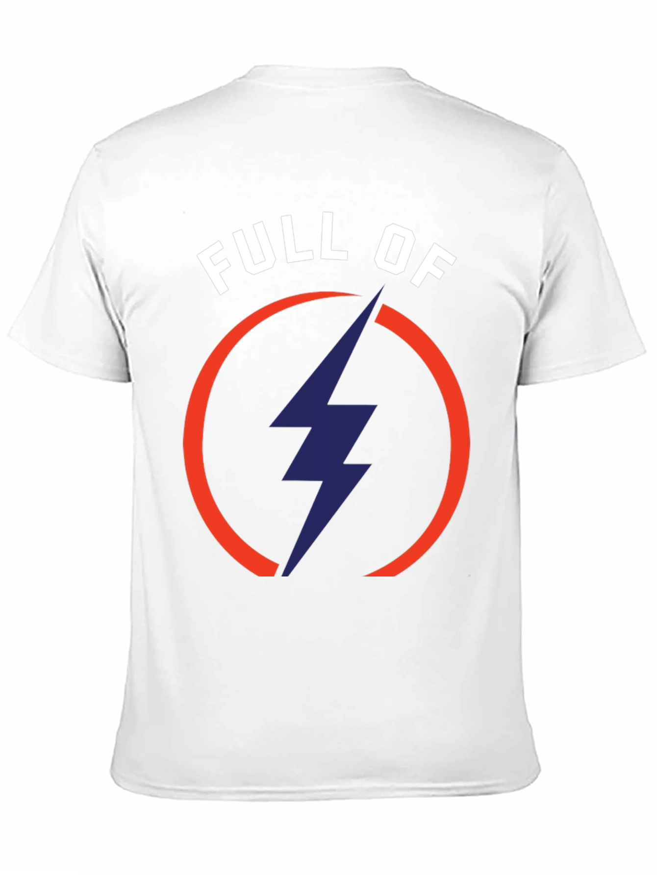 Full of Energy Graphic Tee - Bolt Circle Design