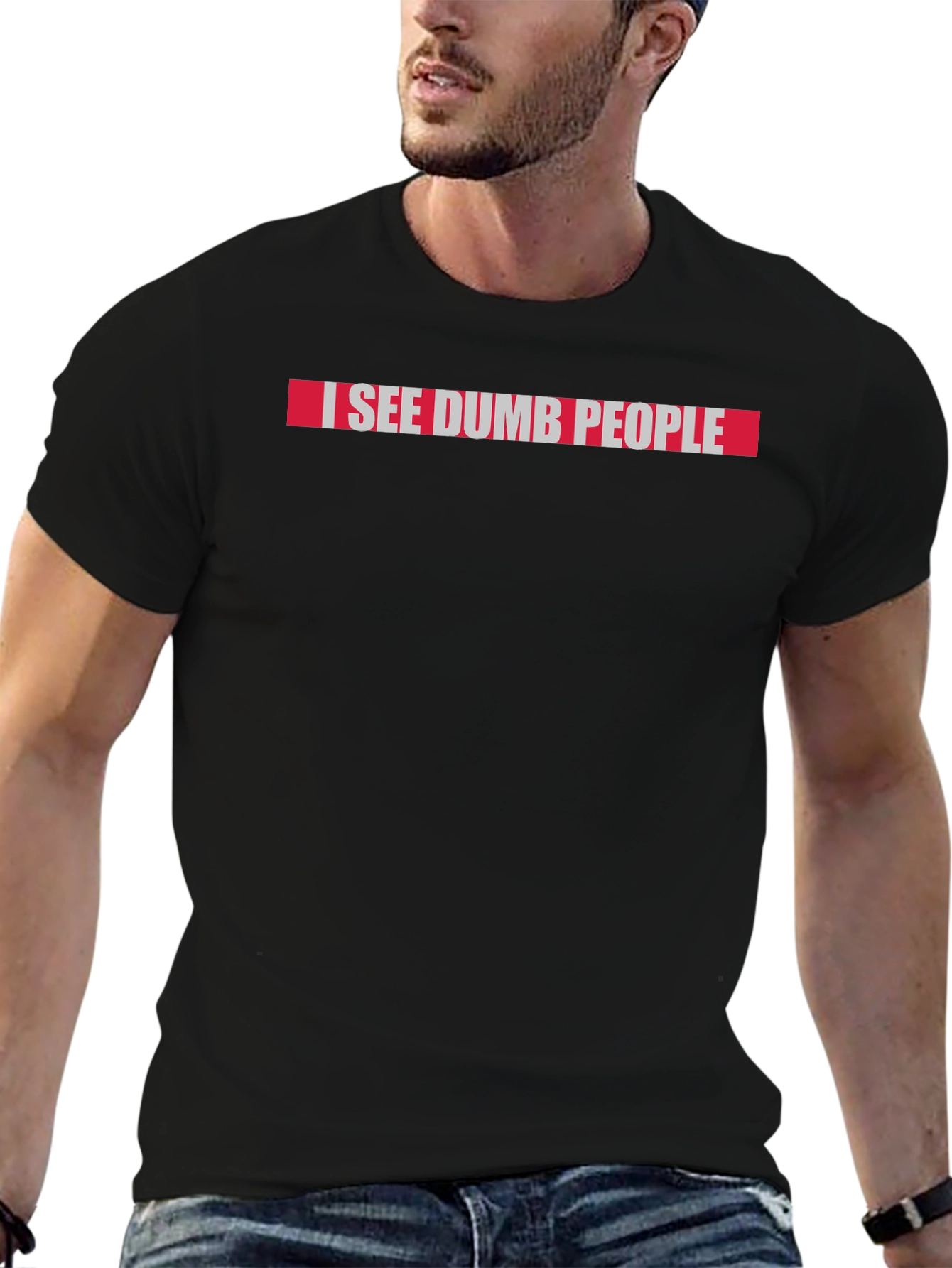 I See Dumb People Graphic Tee