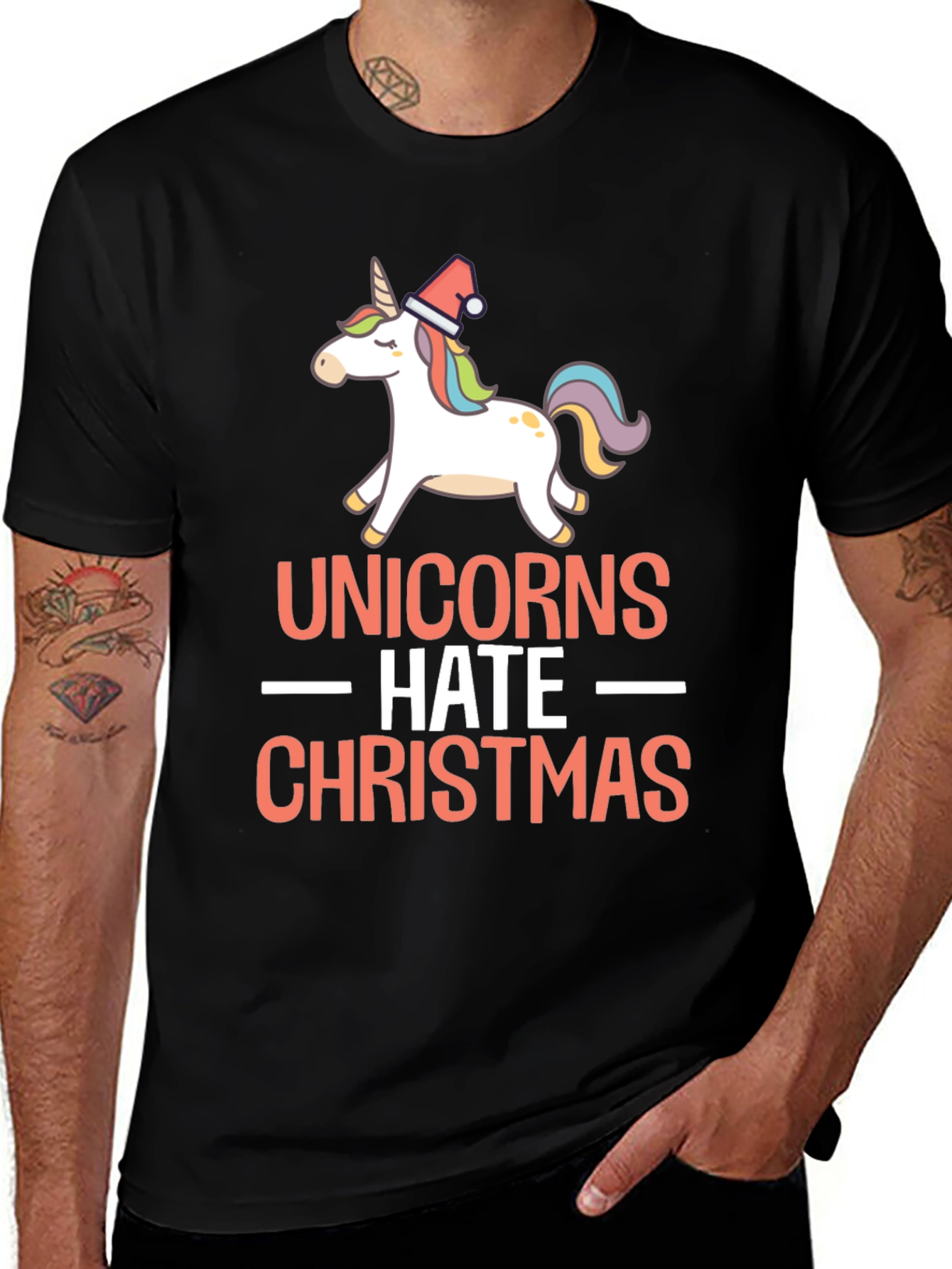 Unicorns Hate Christmas T-Shirt