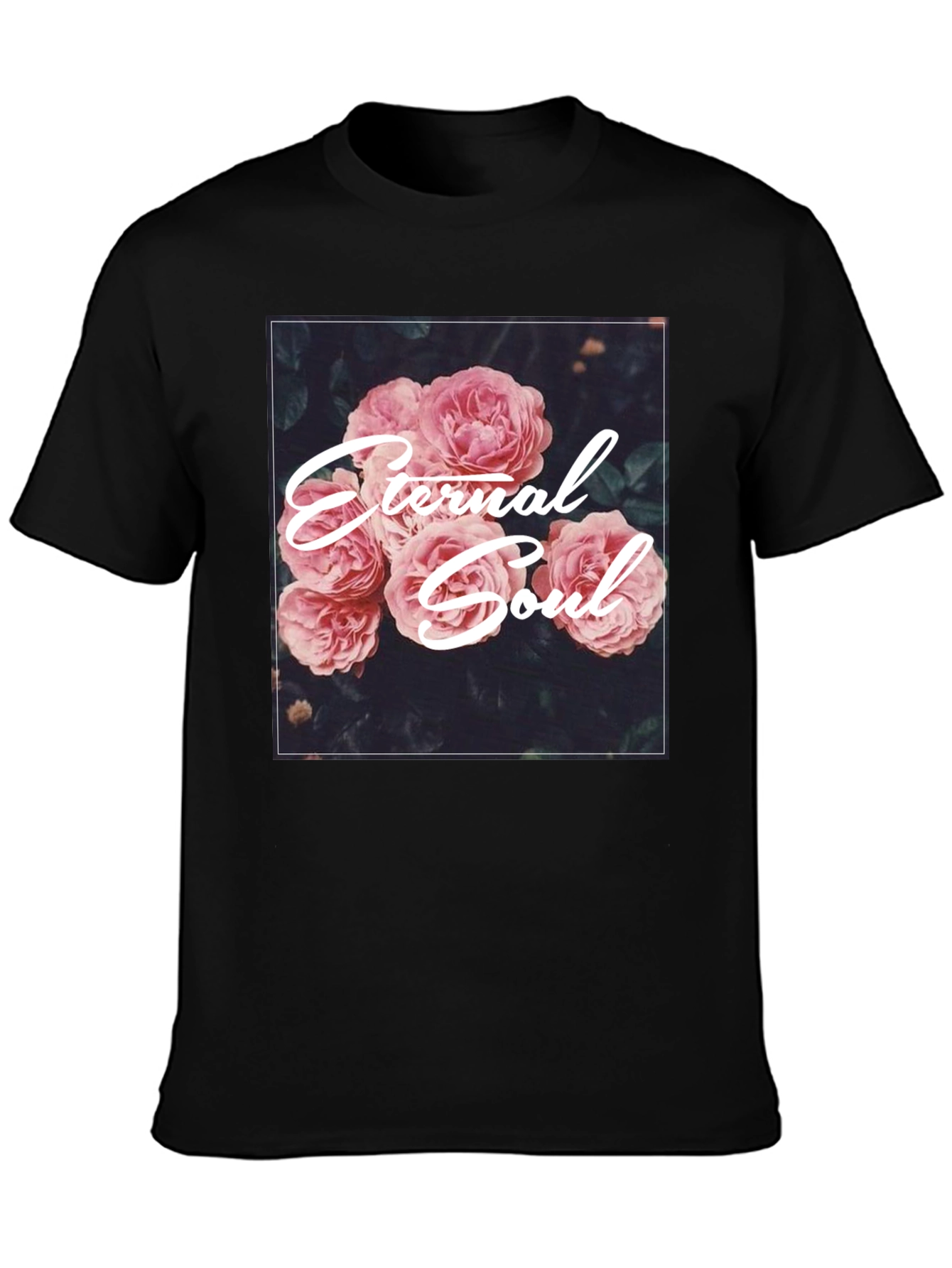 Eternal Soul Floral Graphic T-Shirt
