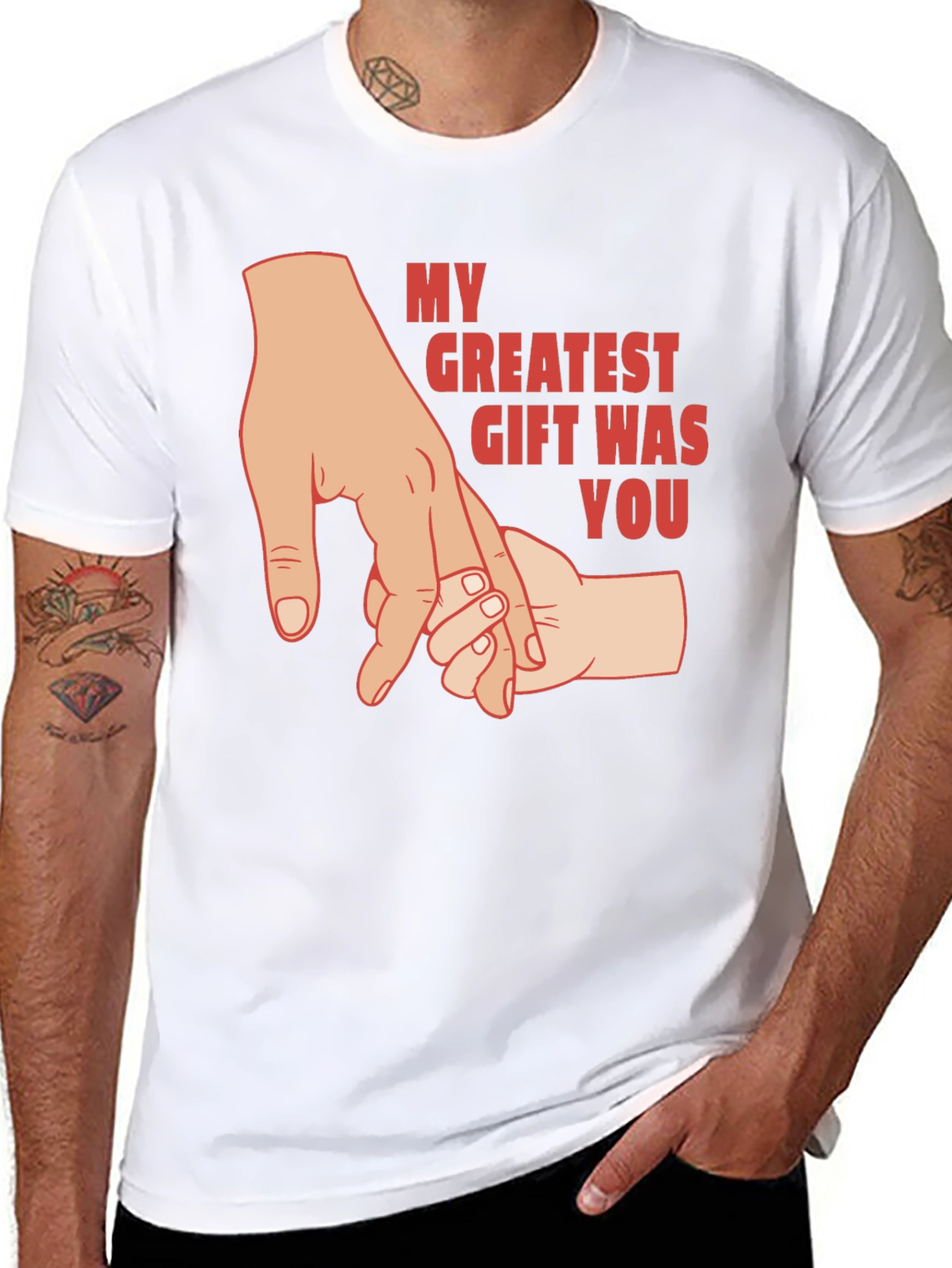 My Greatest Gift Was You T-Shirt - Fathers Day