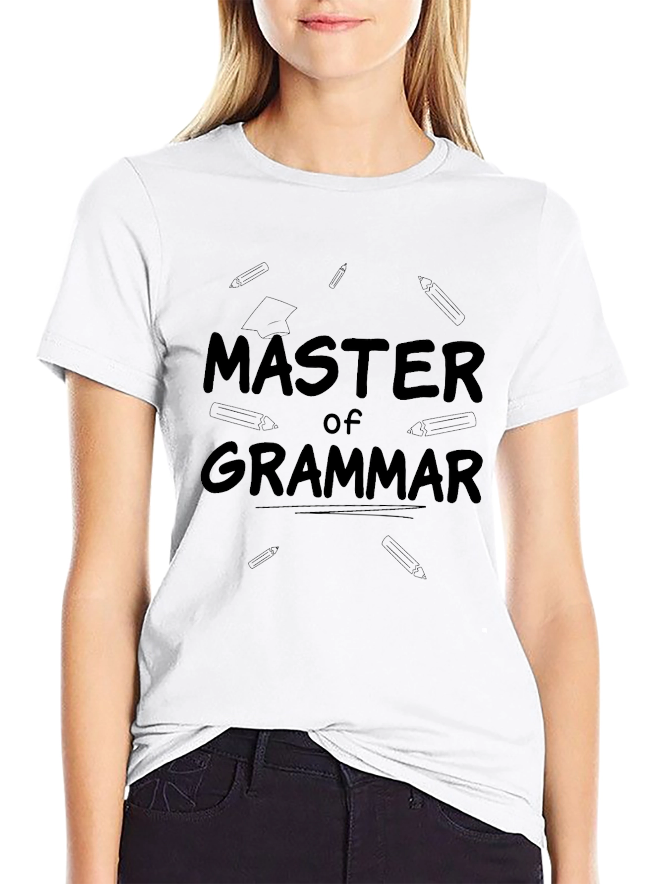 Master of Grammar Black T-Shirt