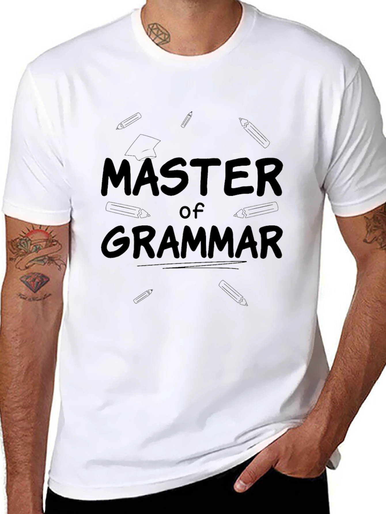 Master of Grammar Black T-Shirt