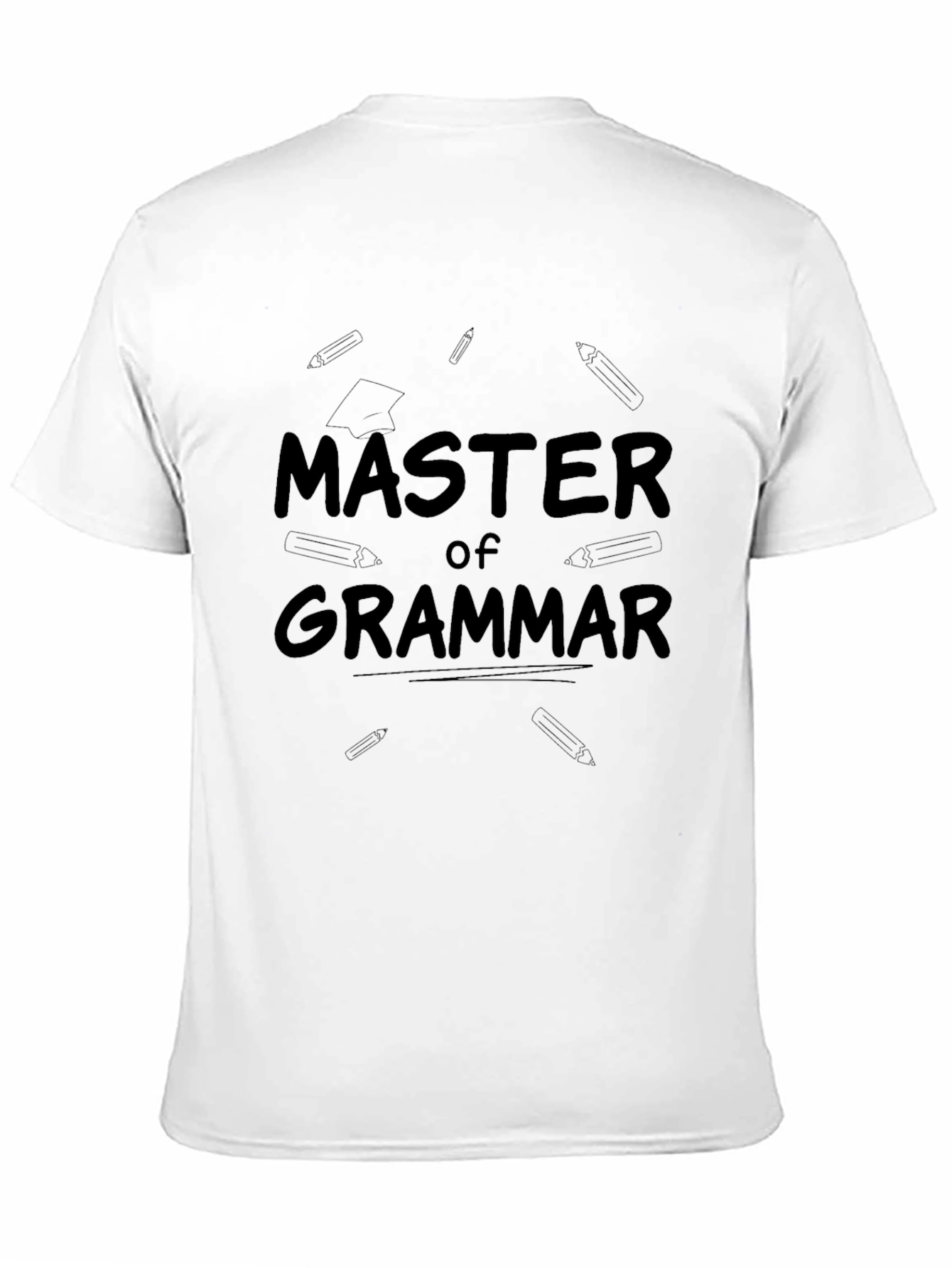Master of Grammar Black T-Shirt