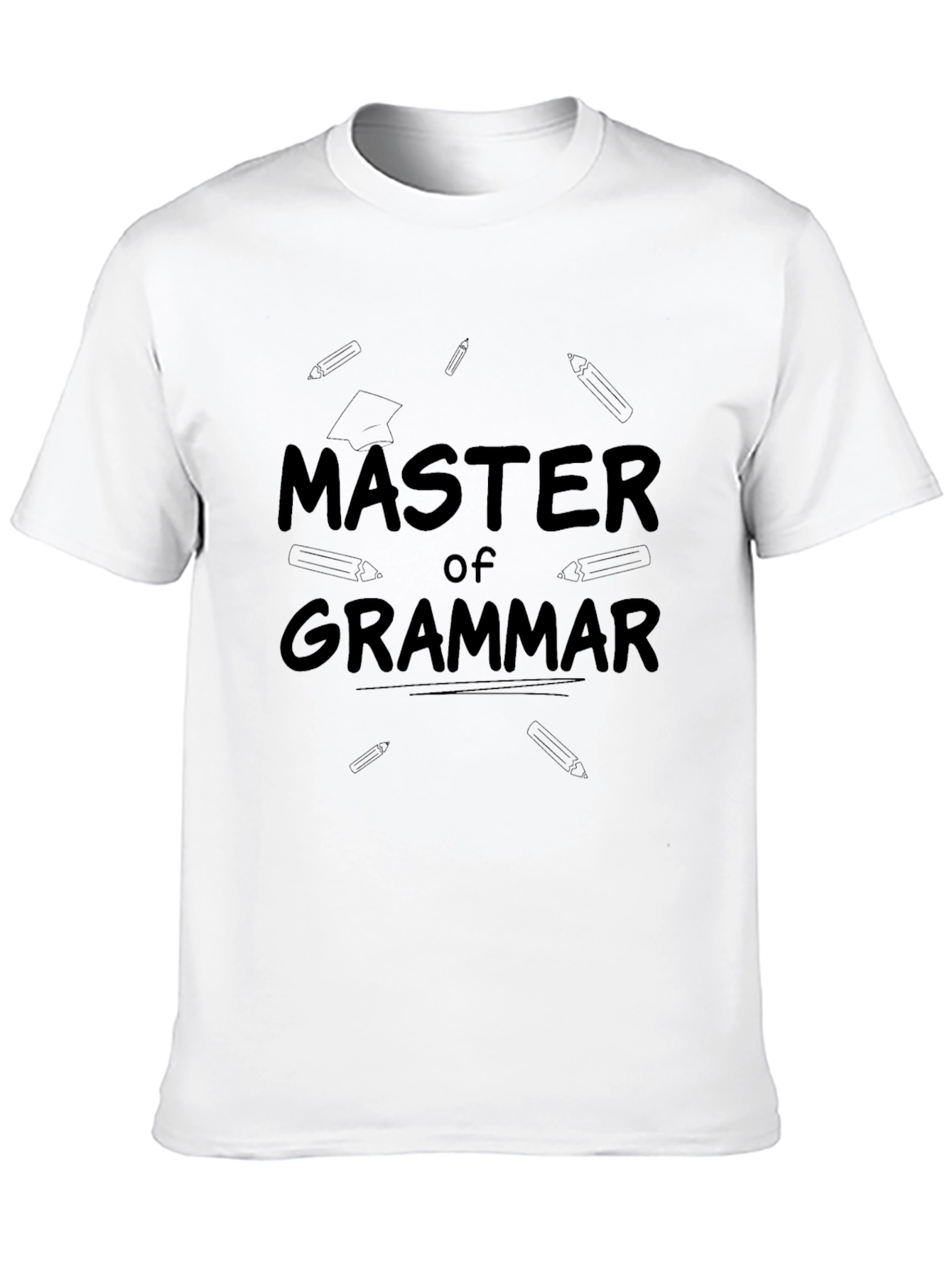 Master of Grammar Black T-Shirt