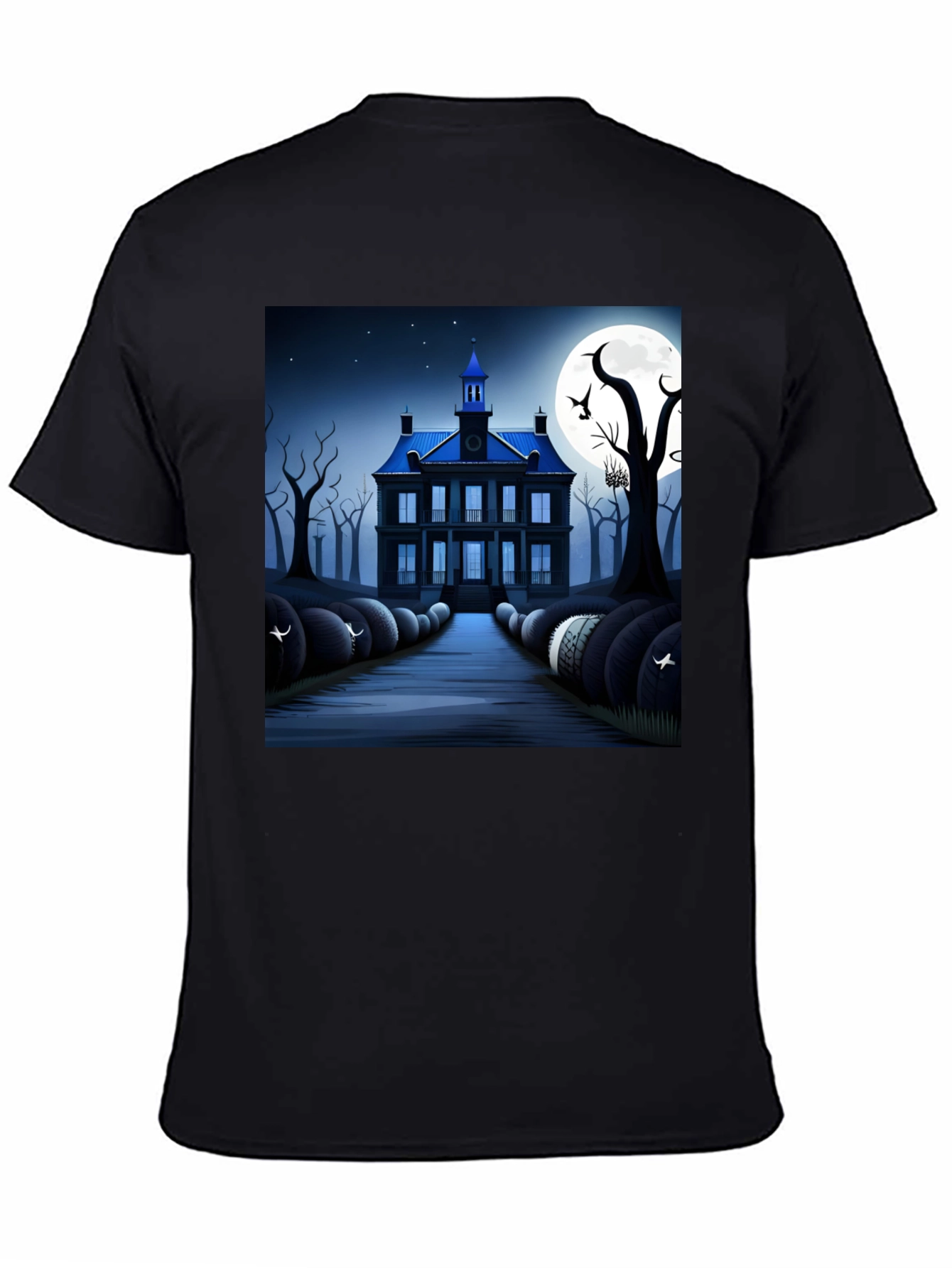 Haunted House T-Shirt - Spooky Halloween Design