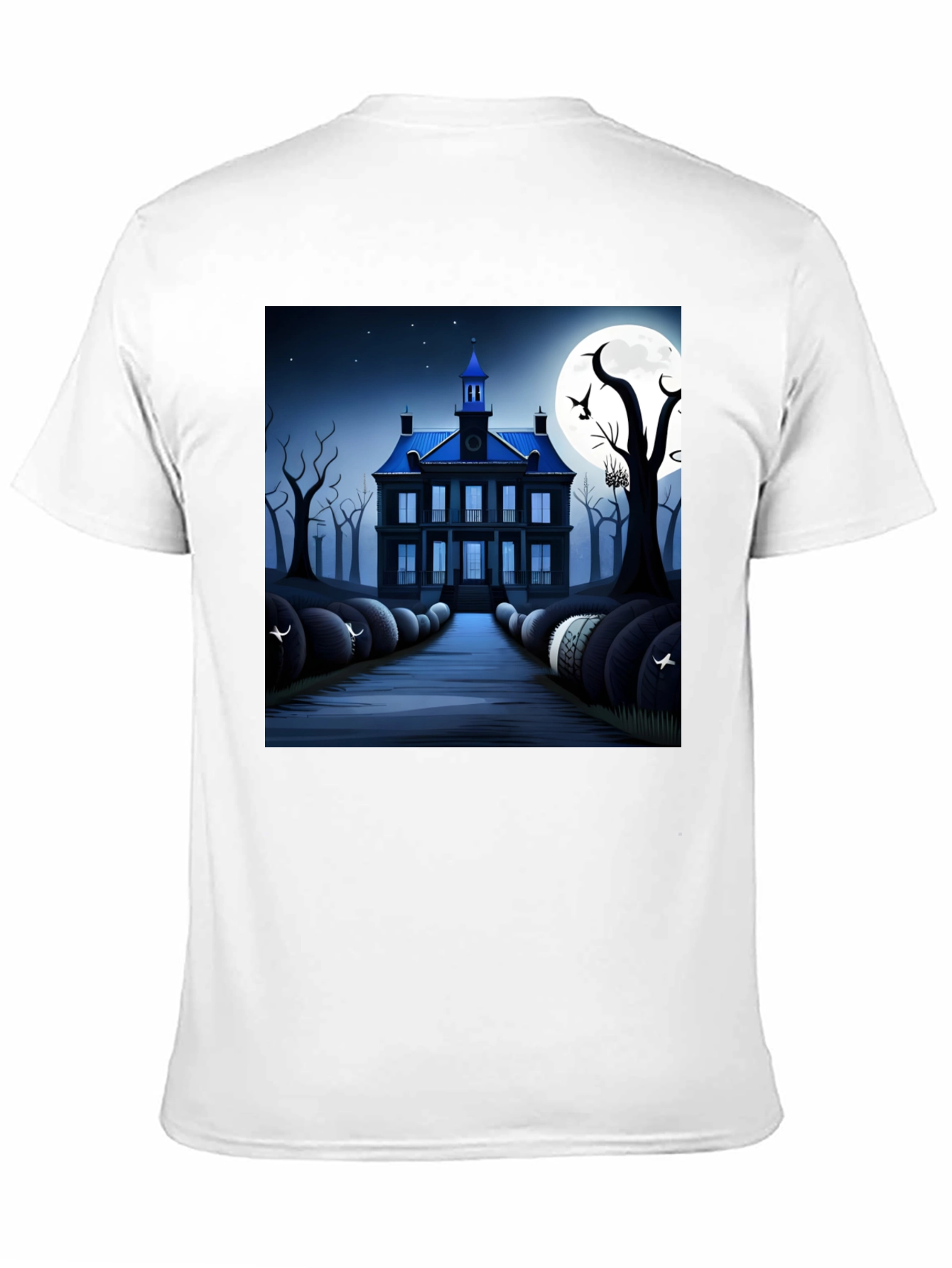 Haunted House T-Shirt - Spooky Halloween Design