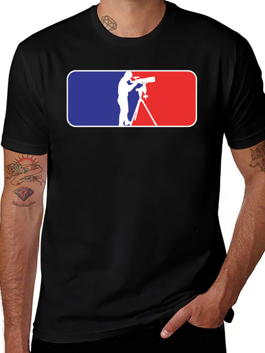 Astronomer T-Shirt: Stars & Telescopes