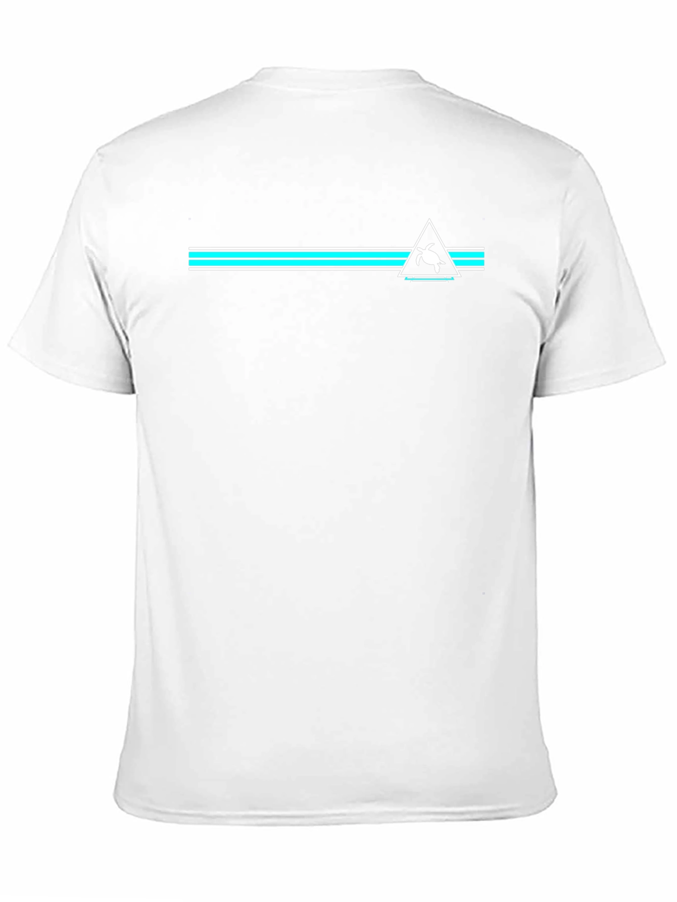 Turtle Triangle Graphic Tee - Black