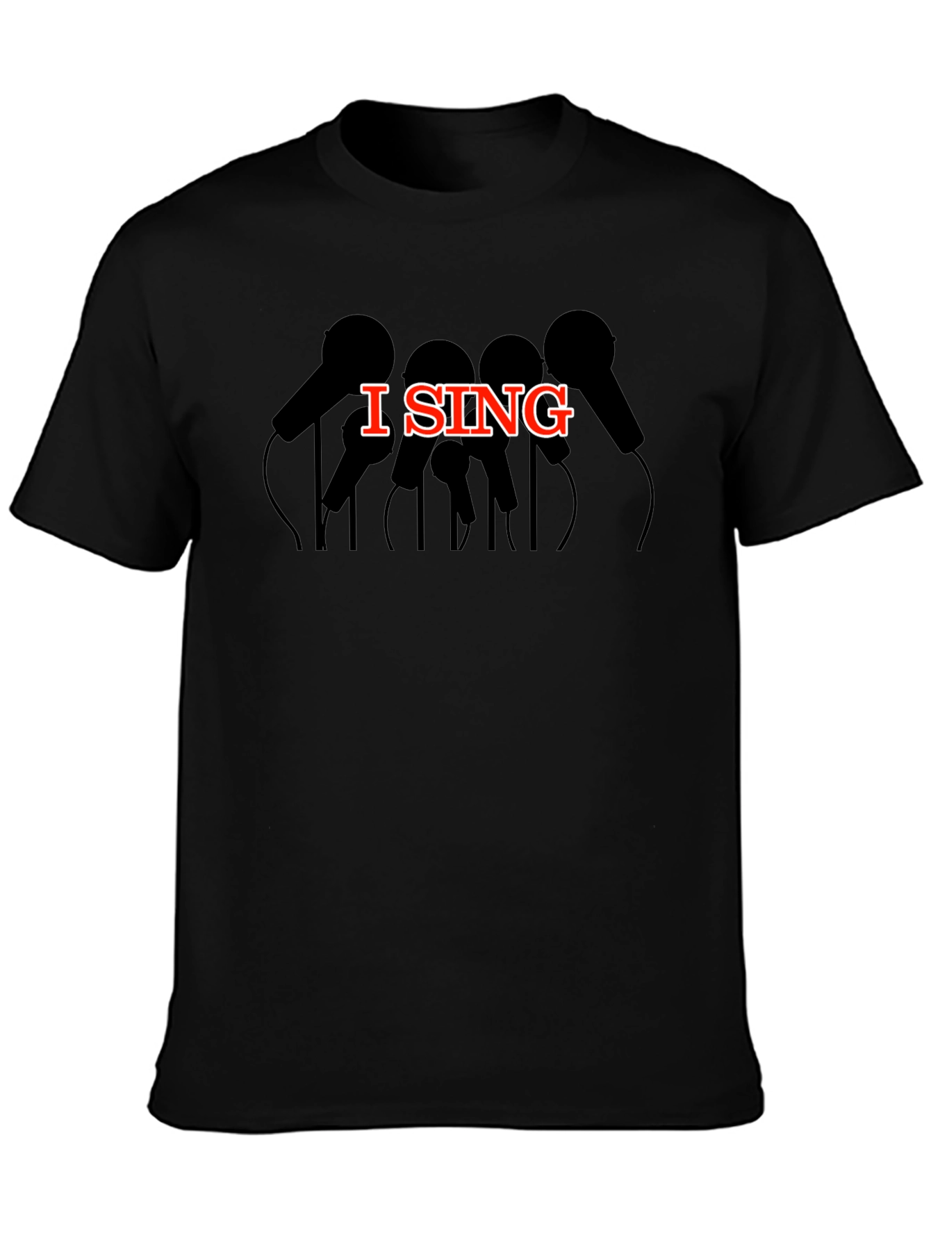 I Sing Graphic Tee - Music Lover Shirt