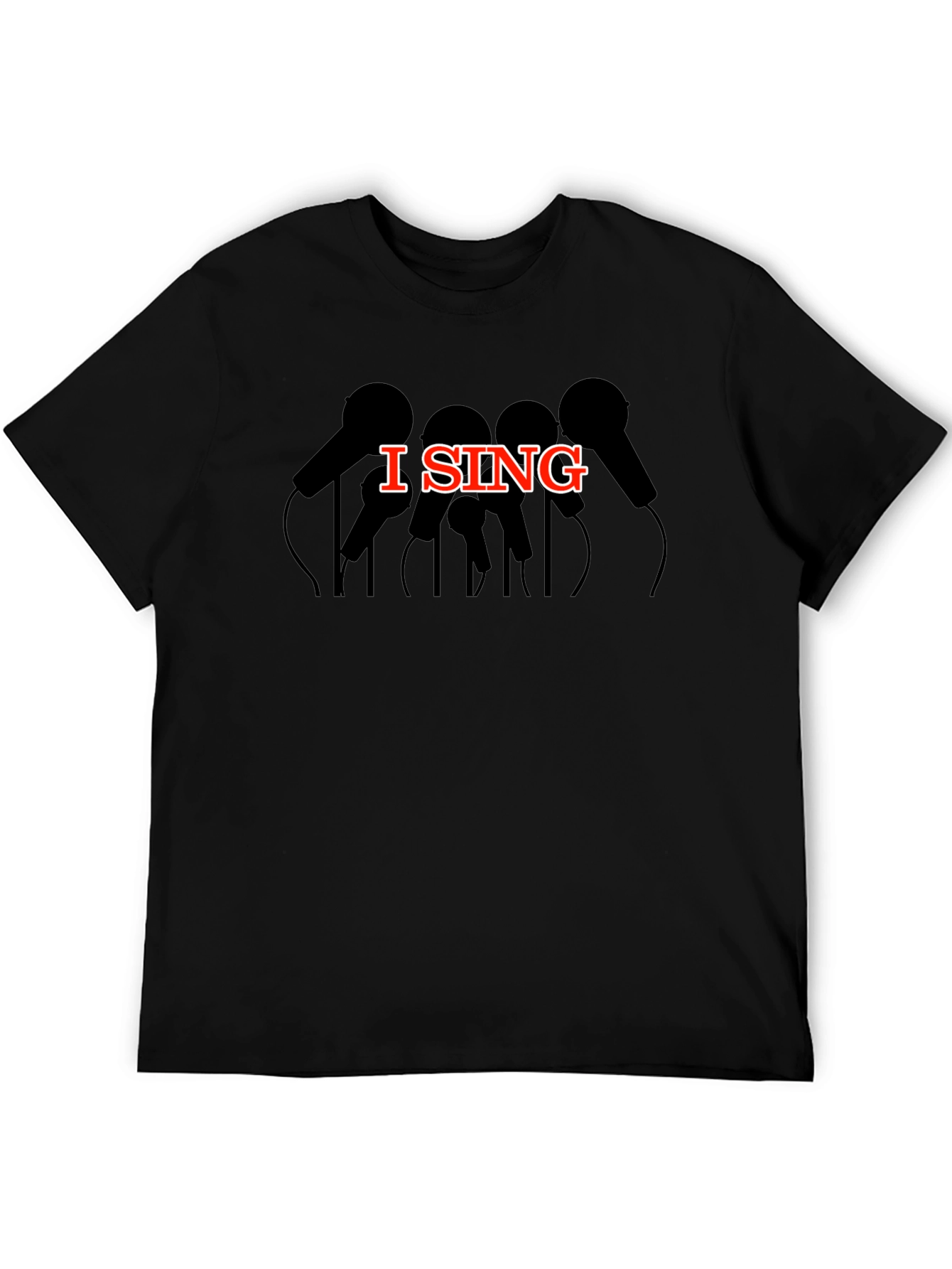 I Sing Graphic Tee - Music Lover Shirt