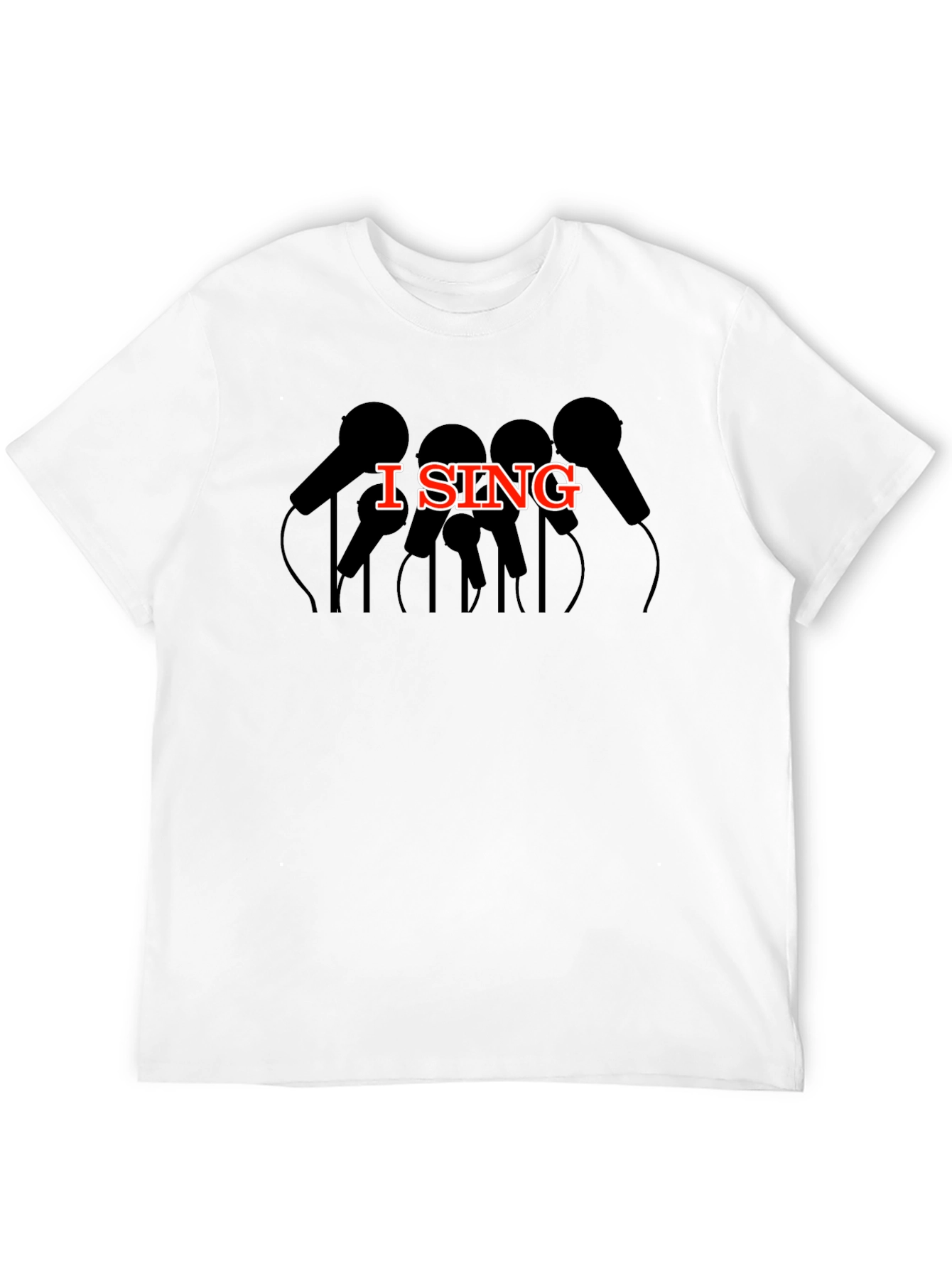 I Sing Graphic Tee - Music Lover Shirt