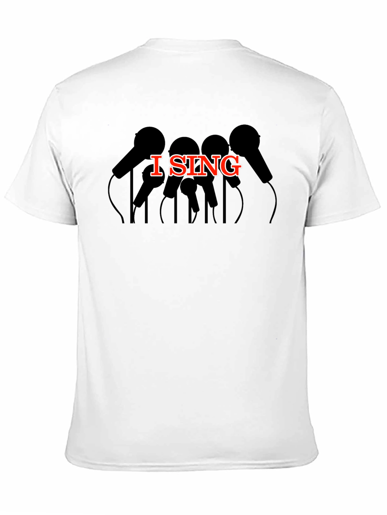 I Sing Graphic Tee - Music Lover Shirt