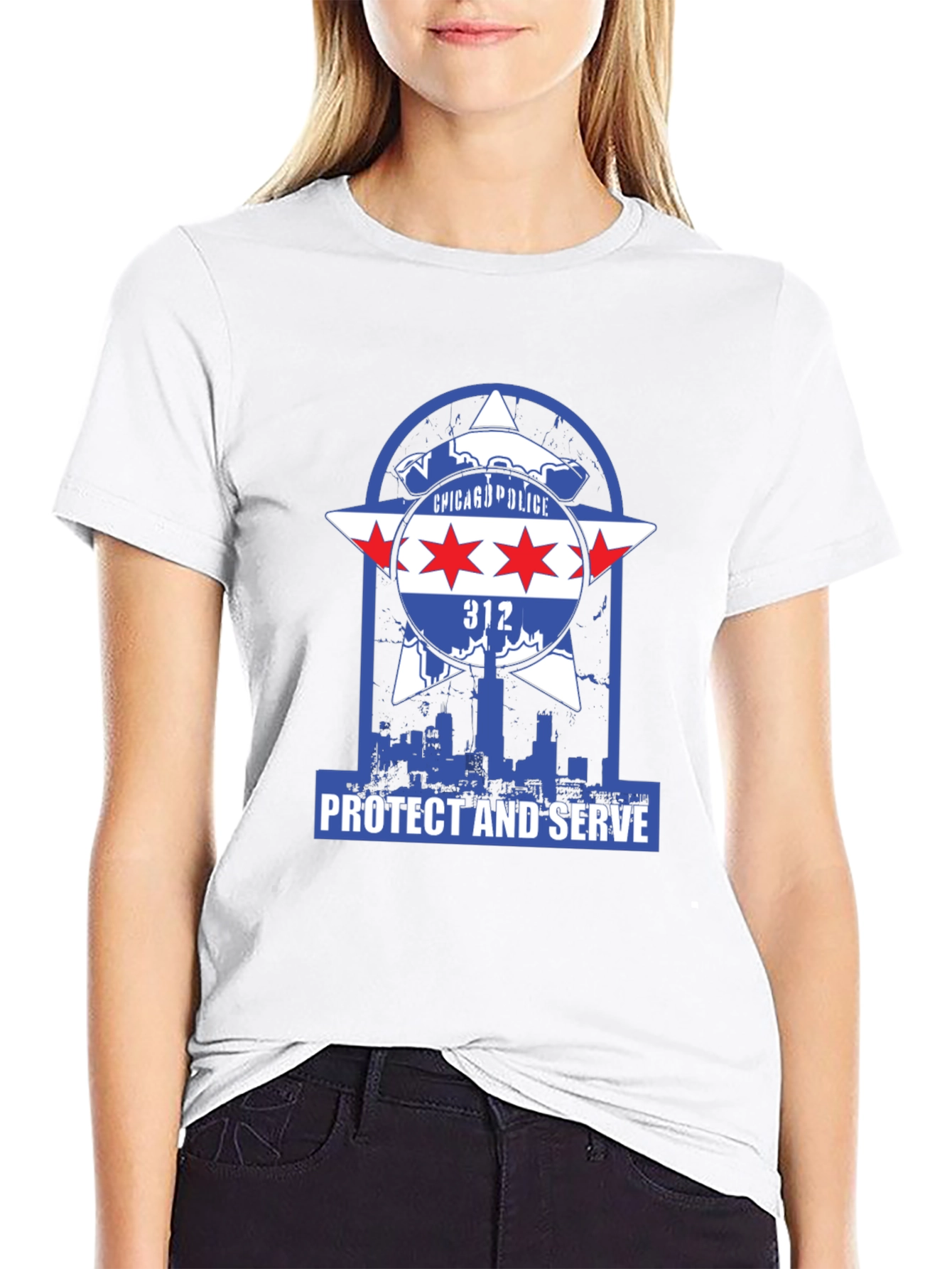 Chicago Police Protect and Serve T-Shirt