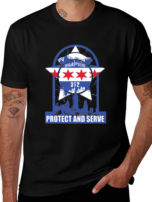 Chicago Police Protect and Serve T-Shirt