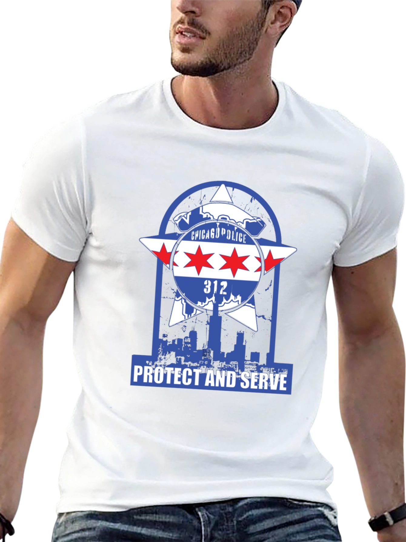 Chicago Police Protect and Serve T-Shirt