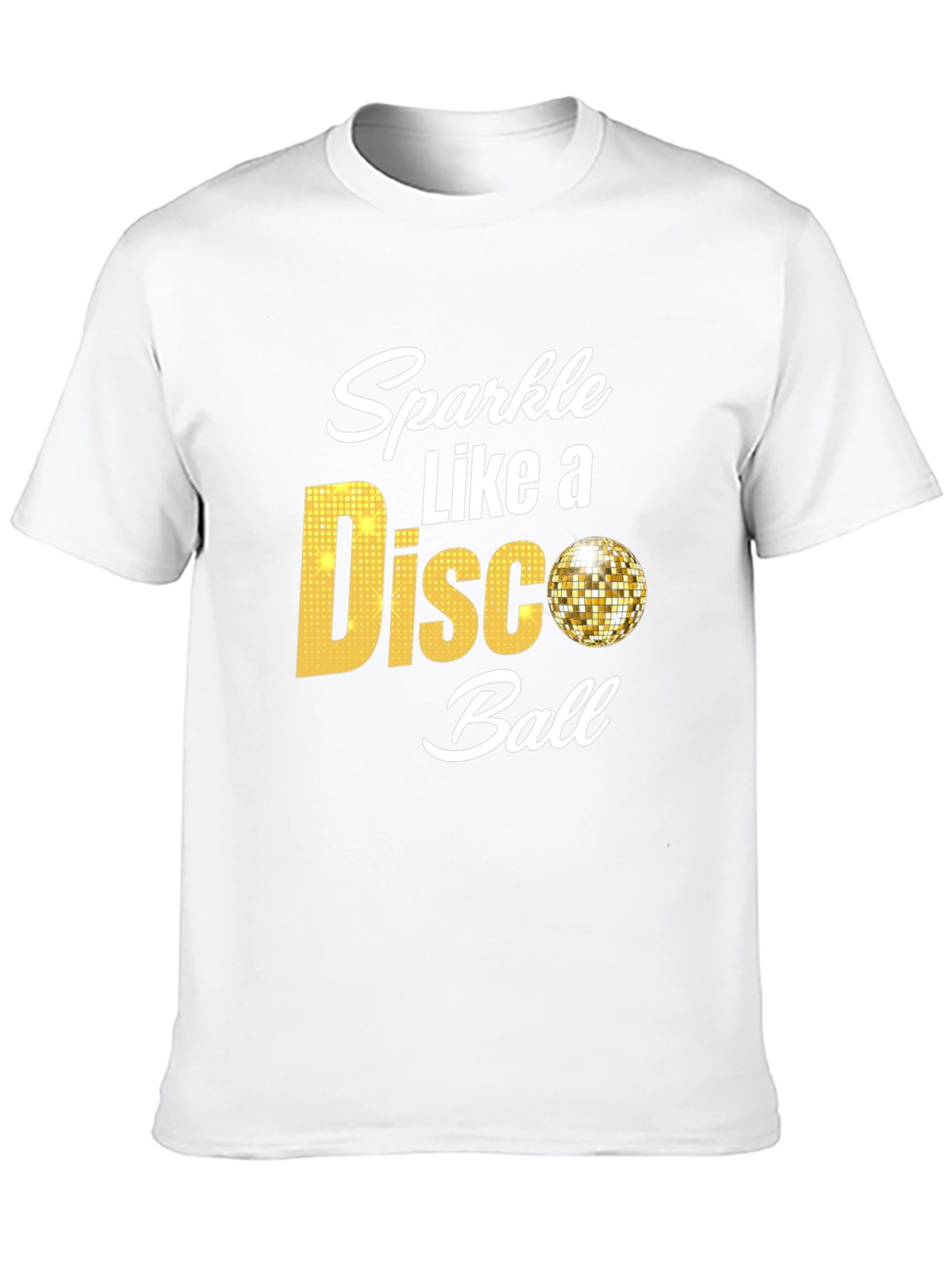 Sparkle Like a Disco Ball Black T-Shirt