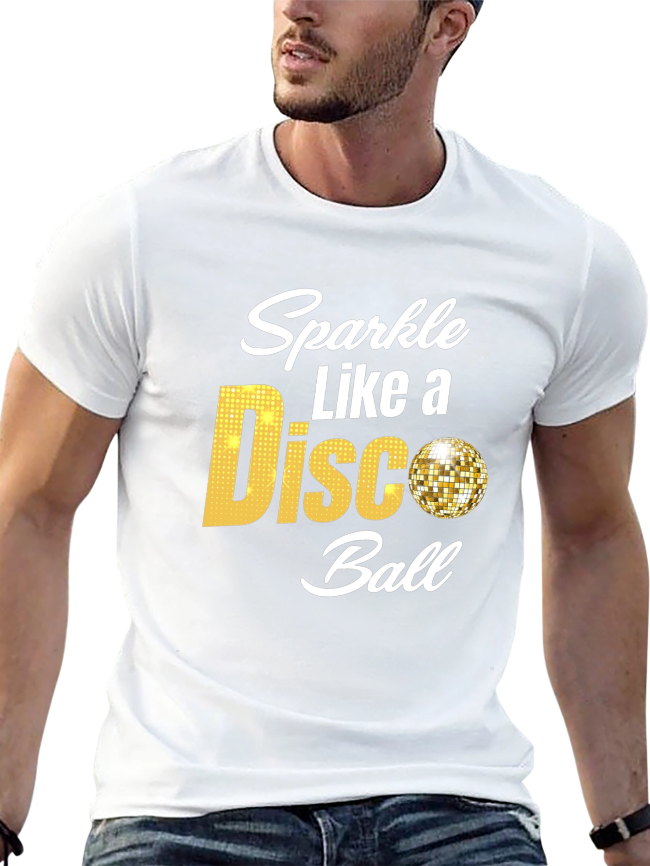 Sparkle Like a Disco Ball Black T-Shirt