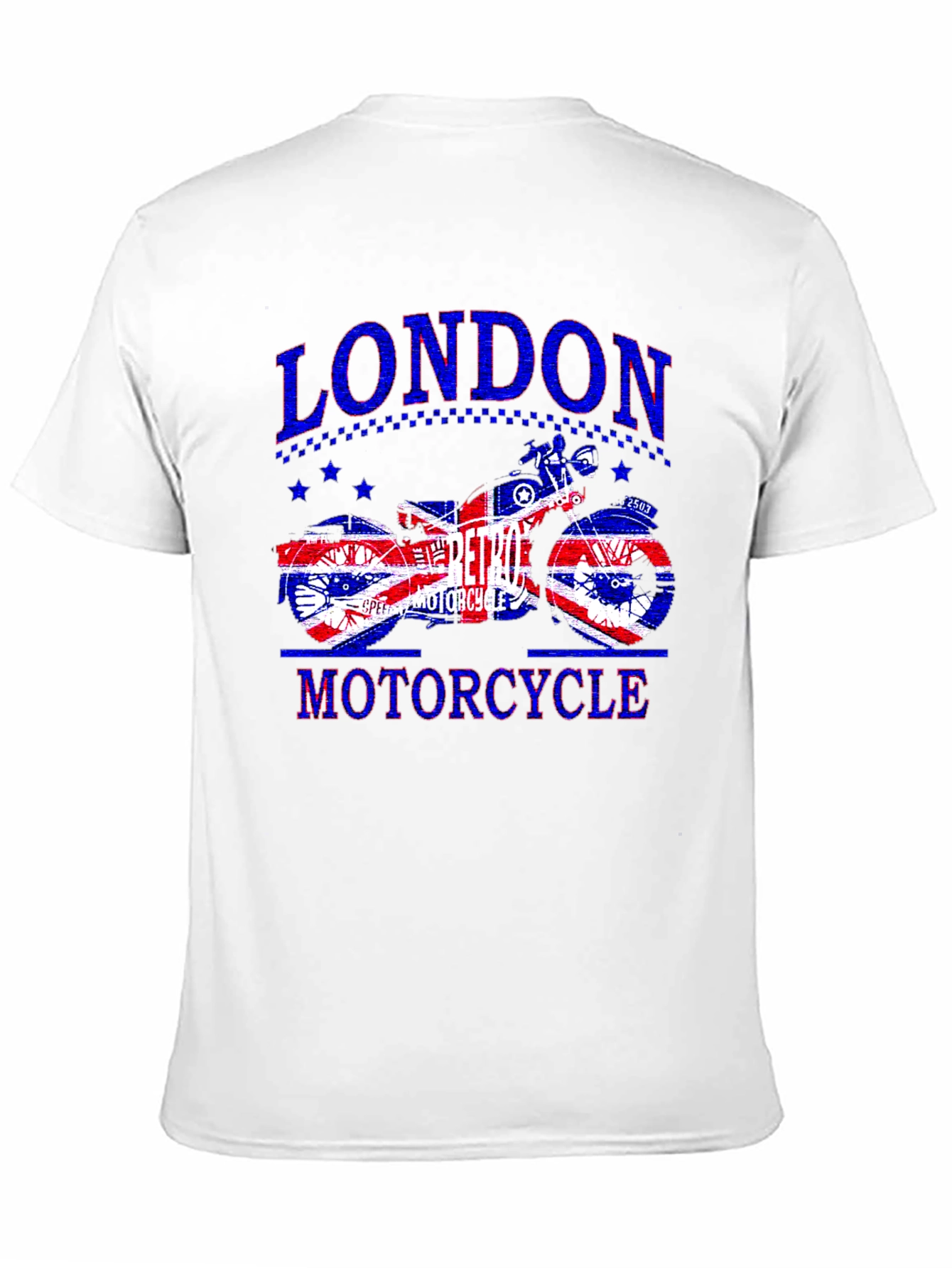 London Retro Motorcycle Graphic T-Shirt