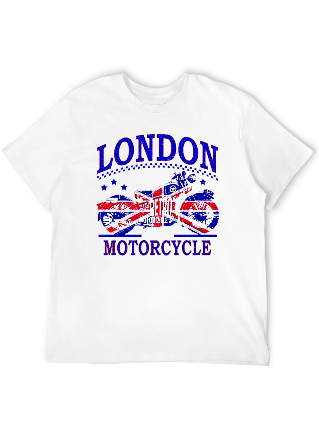 London Retro Motorcycle Graphic T-Shirt