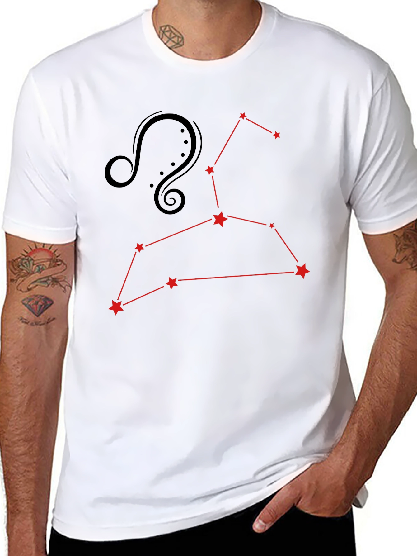 Leo Constellation Graphic Tee
