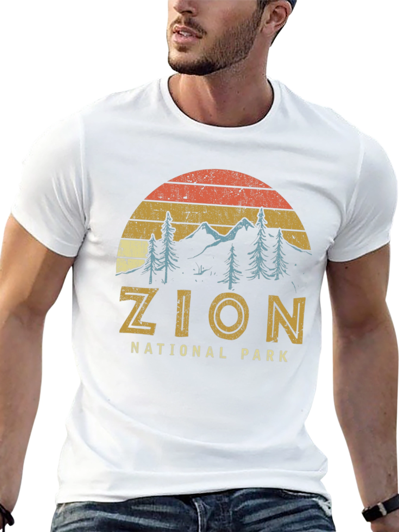 Zion National Park Retro Graphic T-Shirt